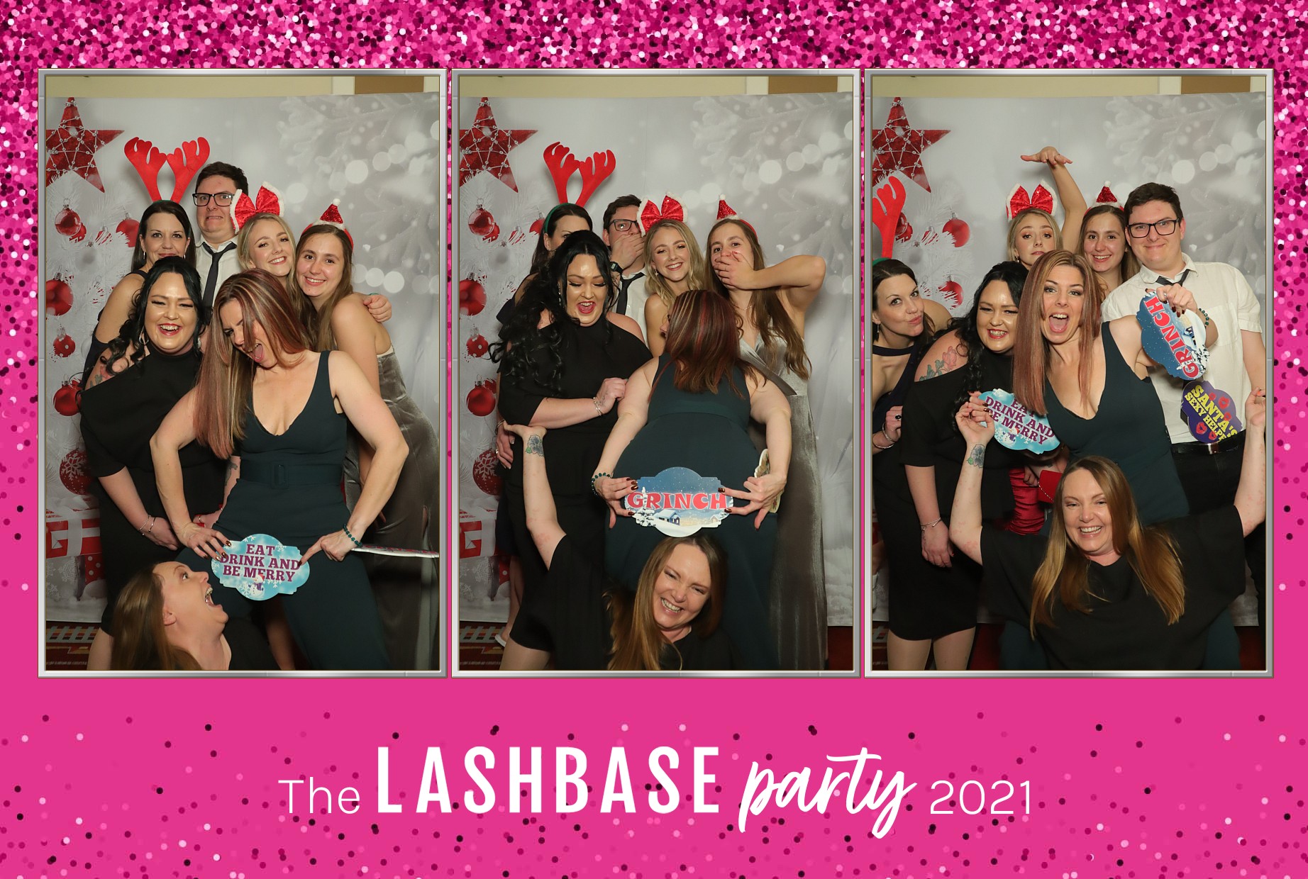 LashBase Christmas Party 2021 | View more photos from the event at gallery.myphotoboothexperience.co.uk/u/MyPhotoBoothExperienceLtd/LashBase-Christmas-Party-2021