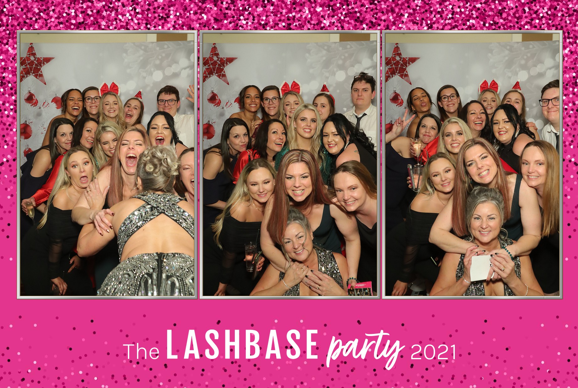 LashBase Christmas Party 2021 | View more photos from the event at gallery.myphotoboothexperience.co.uk/u/MyPhotoBoothExperienceLtd/LashBase-Christmas-Party-2021