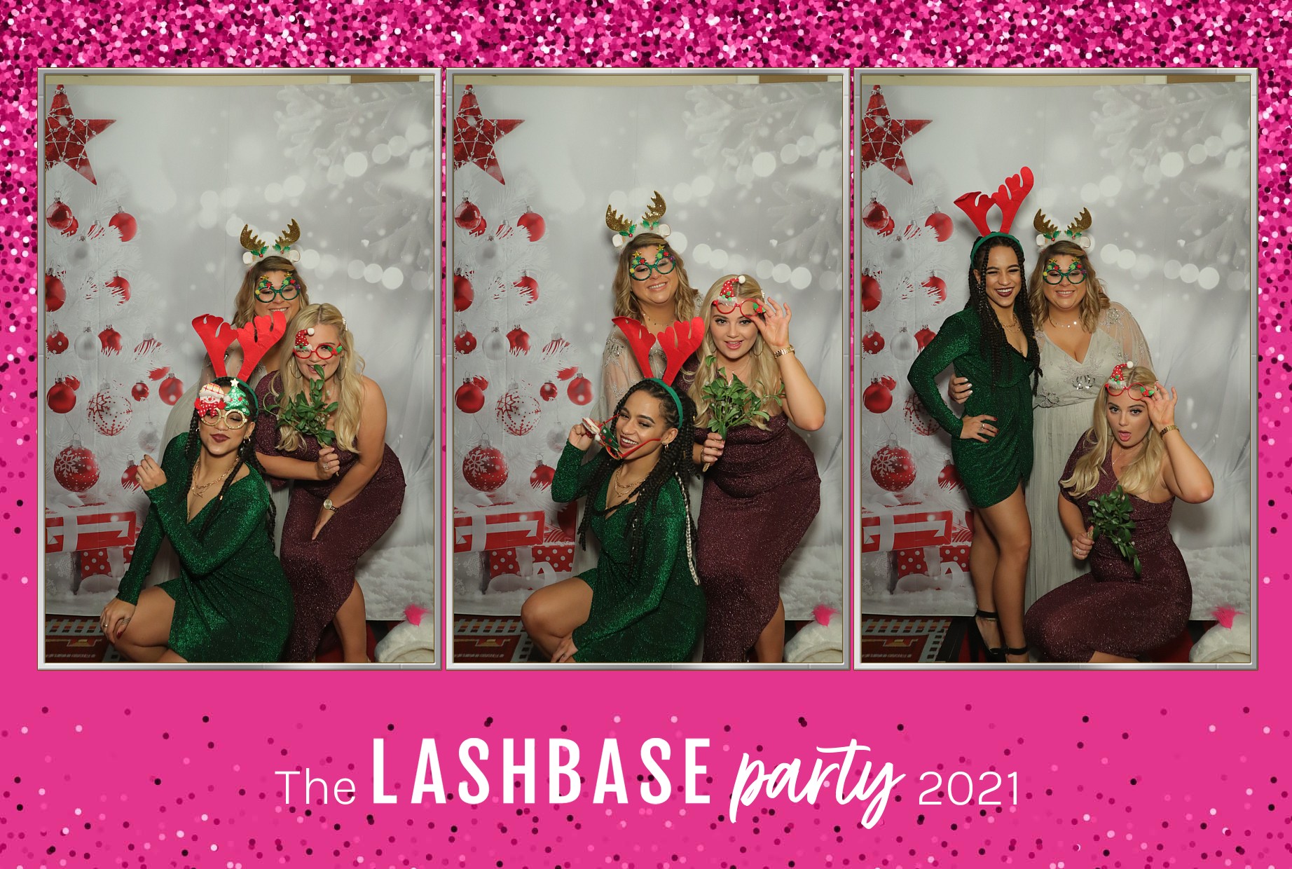 LashBase Christmas Party 2021 | View more photos from the event at gallery.myphotoboothexperience.co.uk/u/MyPhotoBoothExperienceLtd/LashBase-Christmas-Party-2021