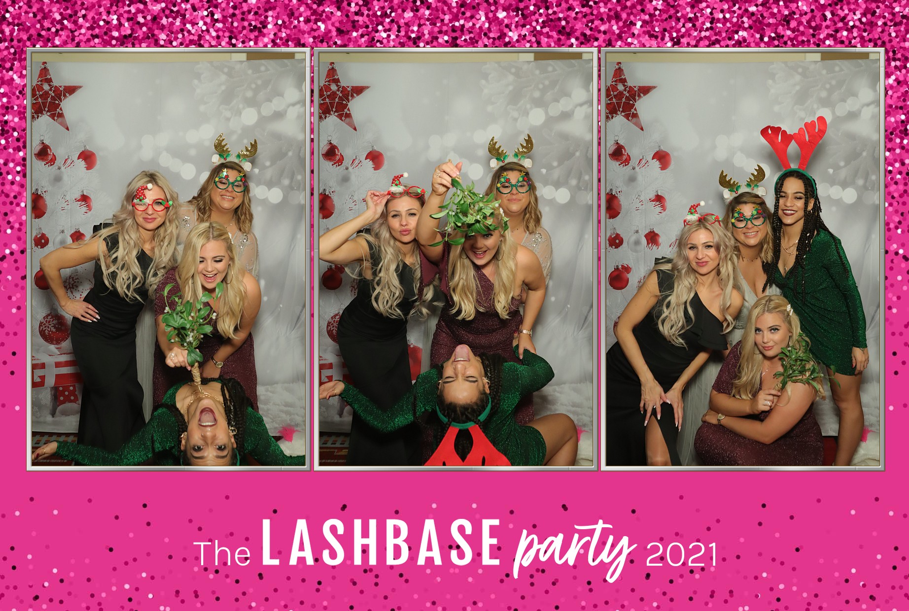 LashBase Christmas Party 2021 | View more photos from the event at gallery.myphotoboothexperience.co.uk/u/MyPhotoBoothExperienceLtd/LashBase-Christmas-Party-2021