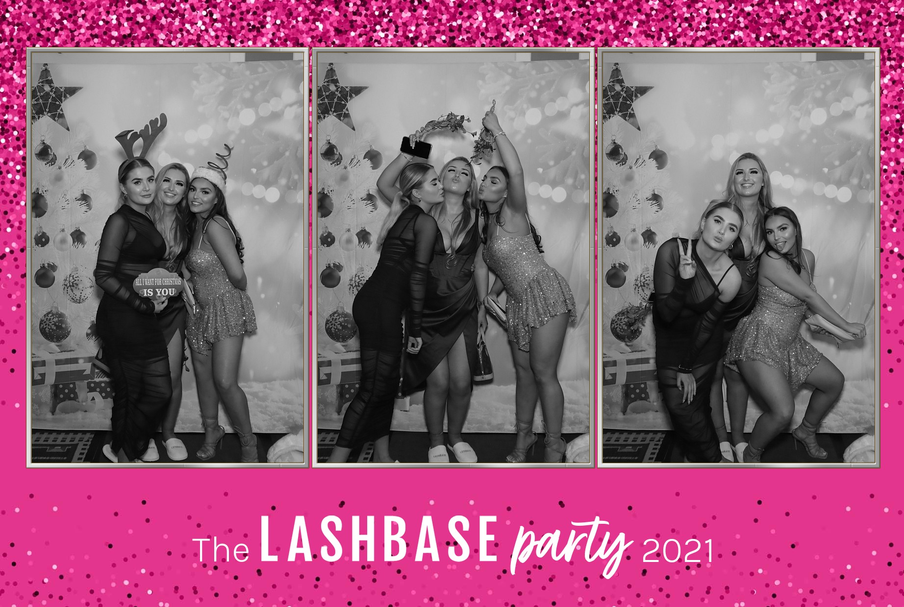 LashBase Christmas Party 2021 | View more photos from the event at gallery.myphotoboothexperience.co.uk/u/MyPhotoBoothExperienceLtd/LashBase-Christmas-Party-2021