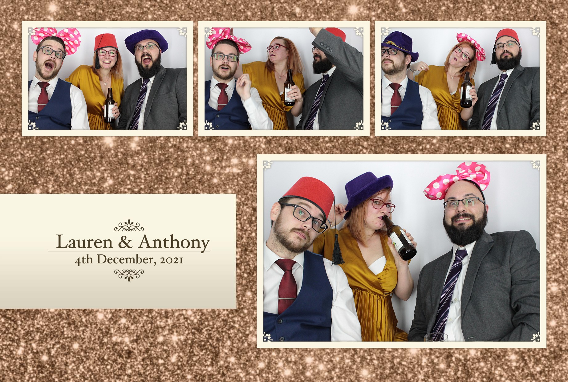 Lauren & Anthony's Wedding  | View more photos from the event at gallery.myphotoboothexperience.co.uk/u/MyPhotoBoothExperienceLtd/Lauren-Anthonys-Wedding