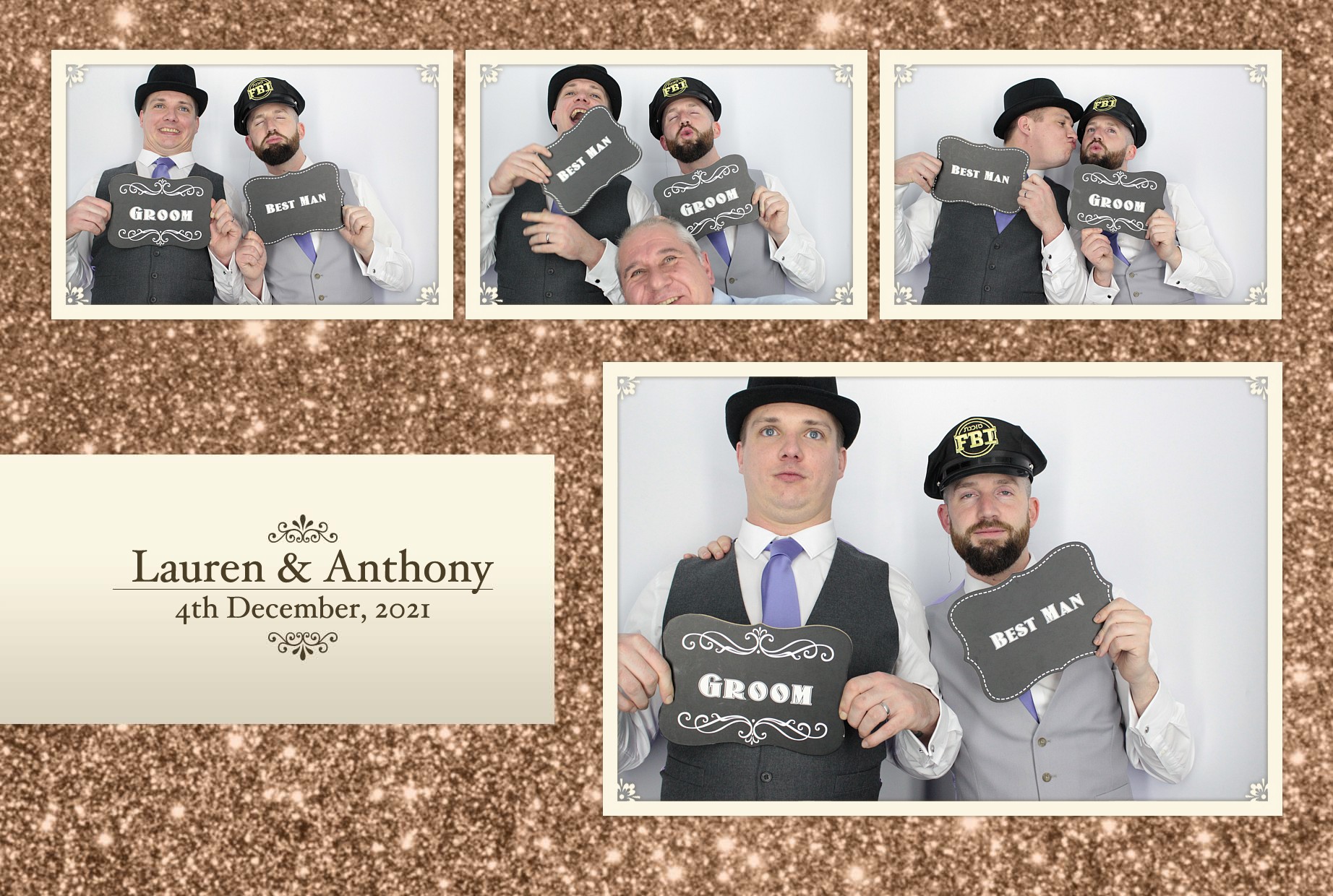 Lauren & Anthony's Wedding  | View more photos from the event at gallery.myphotoboothexperience.co.uk/u/MyPhotoBoothExperienceLtd/Lauren-Anthonys-Wedding