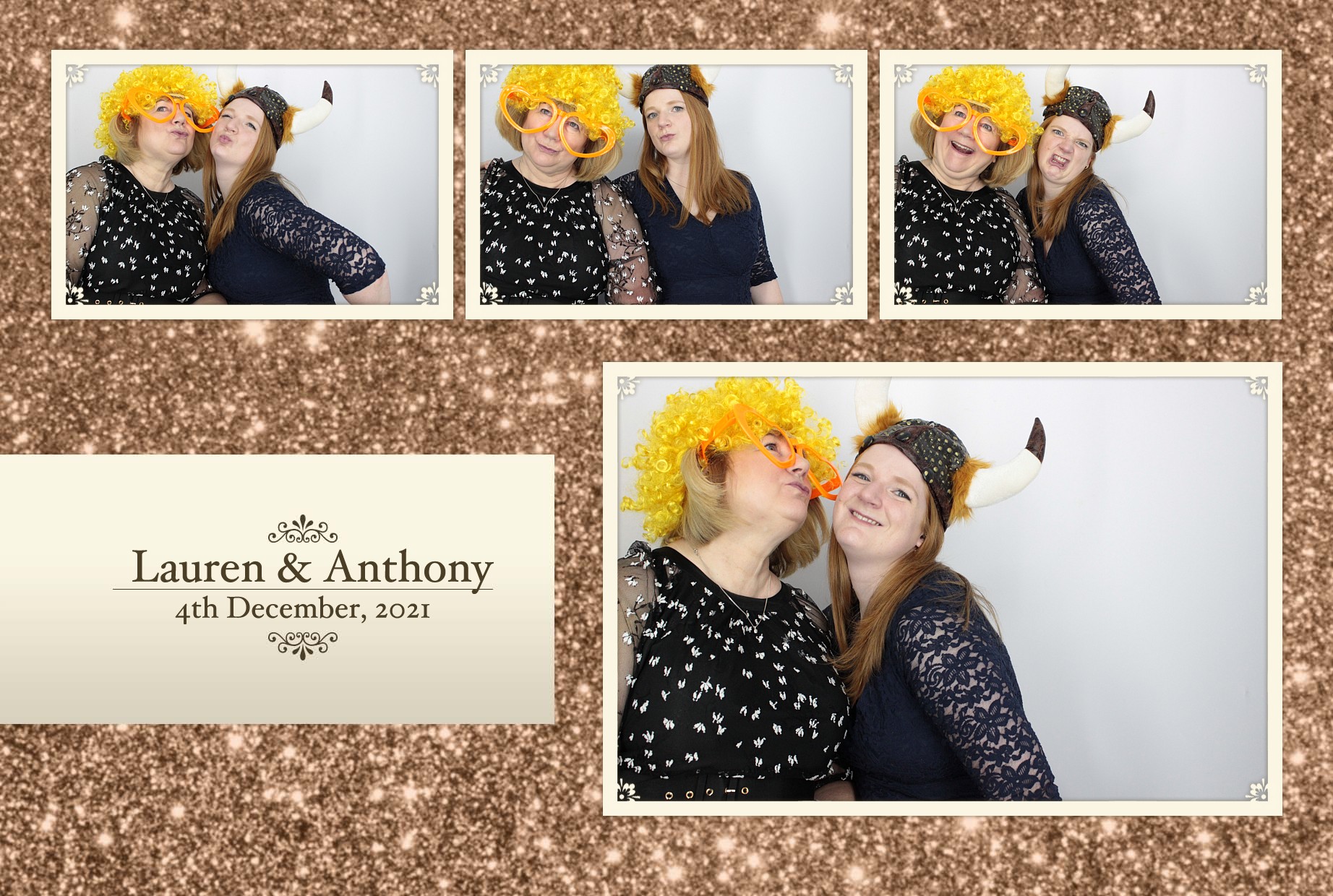 Lauren & Anthony's Wedding  | View more photos from the event at gallery.myphotoboothexperience.co.uk/u/MyPhotoBoothExperienceLtd/Lauren-Anthonys-Wedding