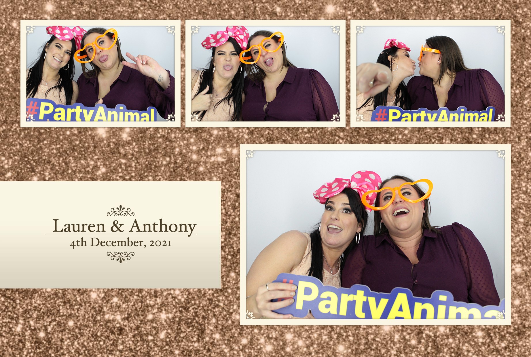 Lauren & Anthony's Wedding  | View more photos from the event at gallery.myphotoboothexperience.co.uk/u/MyPhotoBoothExperienceLtd/Lauren-Anthonys-Wedding