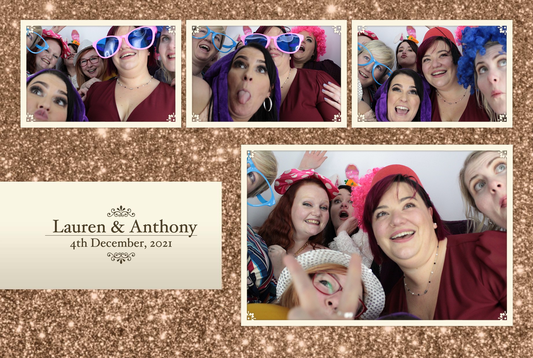 Lauren & Anthony's Wedding  | View more photos from the event at gallery.myphotoboothexperience.co.uk/u/MyPhotoBoothExperienceLtd/Lauren-Anthonys-Wedding