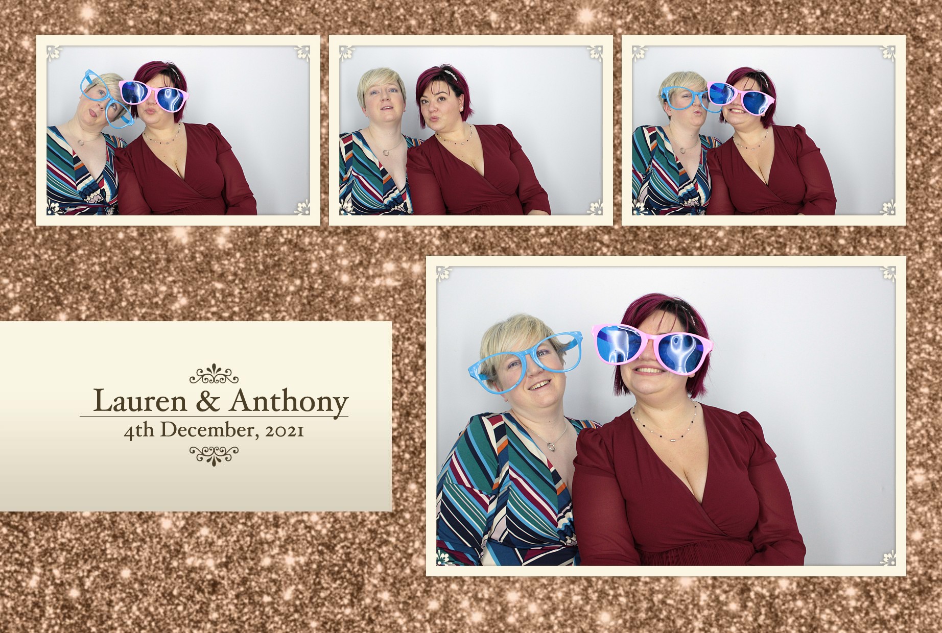 Lauren & Anthony's Wedding  | View more photos from the event at gallery.myphotoboothexperience.co.uk/u/MyPhotoBoothExperienceLtd/Lauren-Anthonys-Wedding