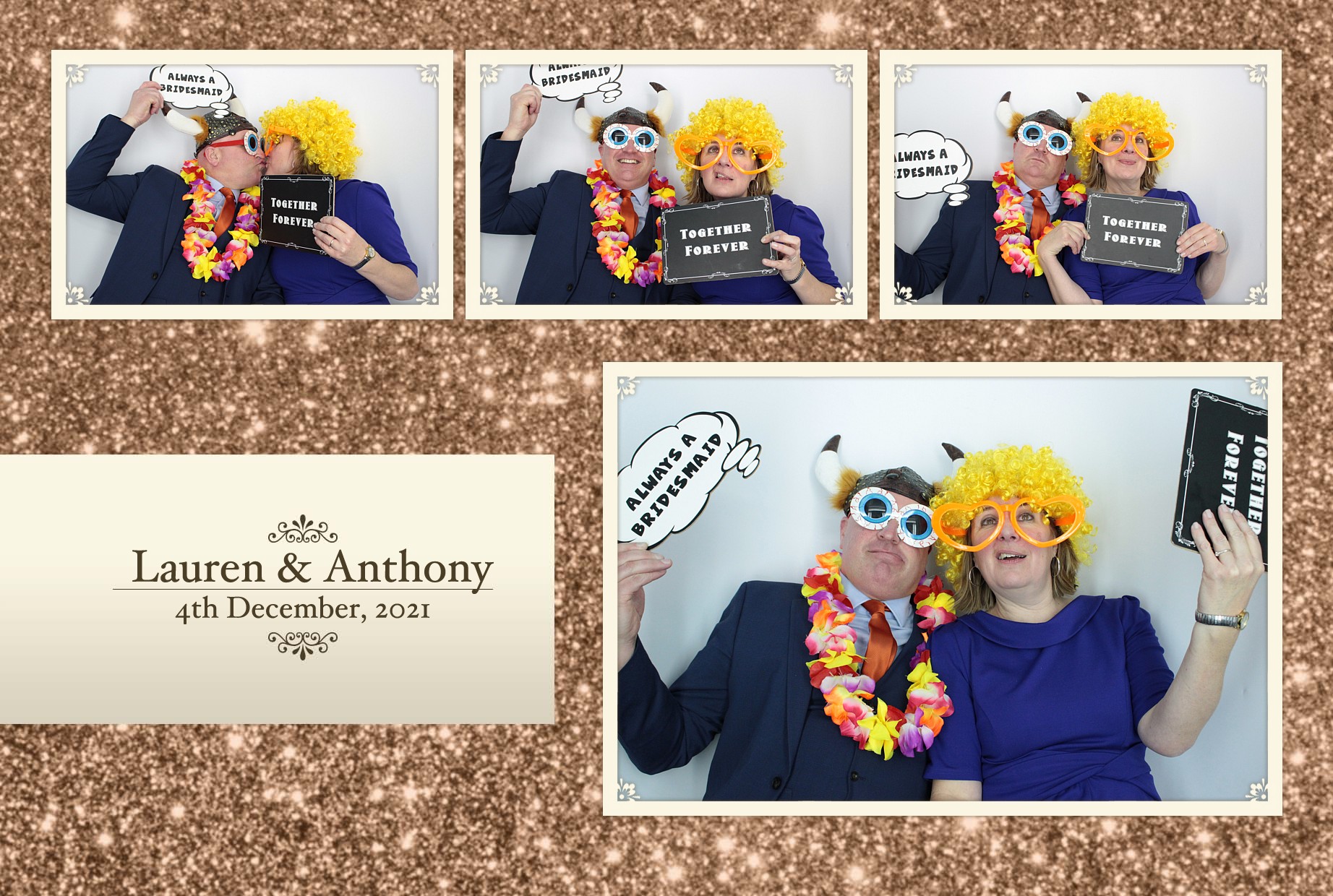 Lauren & Anthony's Wedding  | View more photos from the event at gallery.myphotoboothexperience.co.uk/u/MyPhotoBoothExperienceLtd/Lauren-Anthonys-Wedding