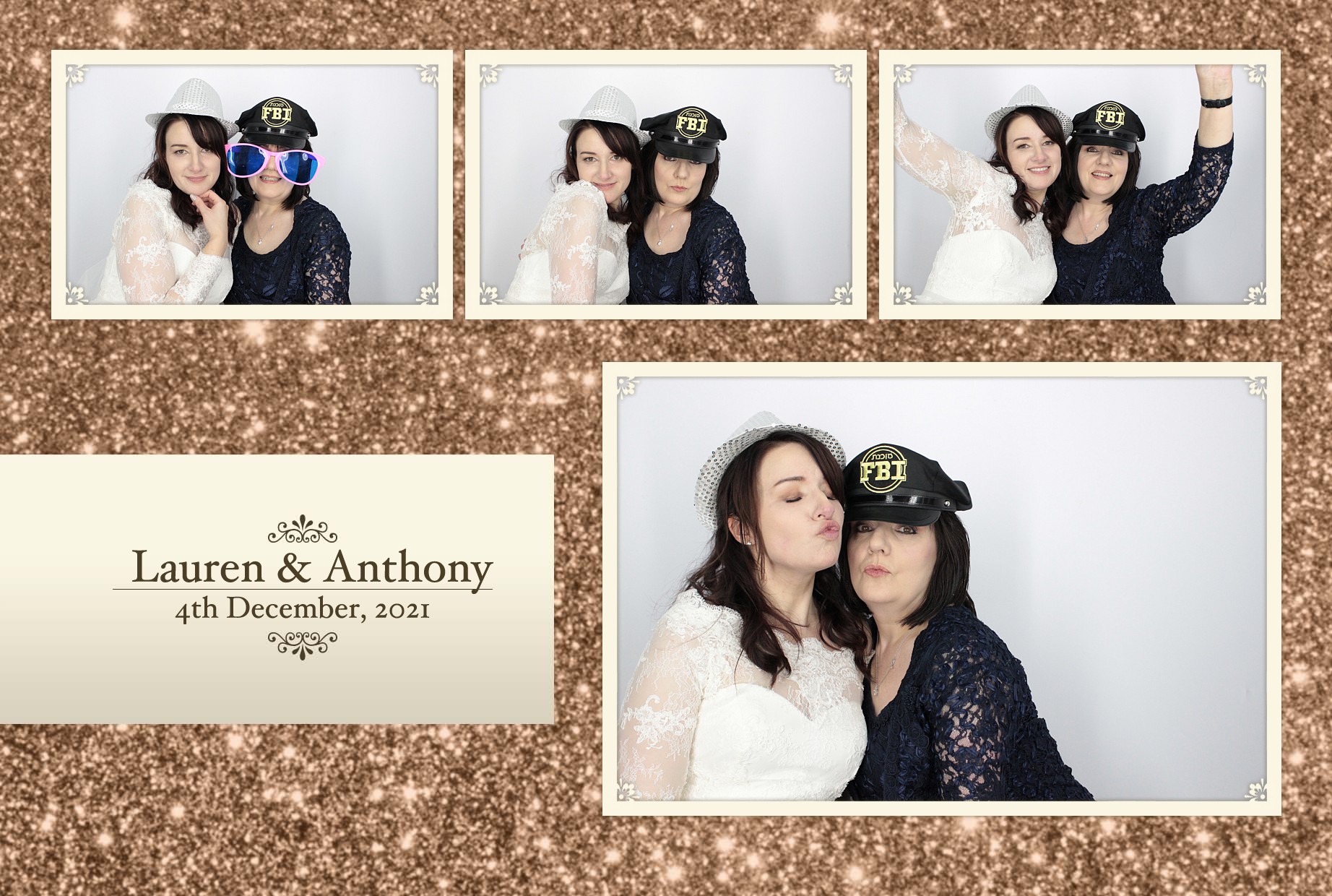 Lauren & Anthony's Wedding  | View more photos from the event at gallery.myphotoboothexperience.co.uk/u/MyPhotoBoothExperienceLtd/Lauren-Anthonys-Wedding