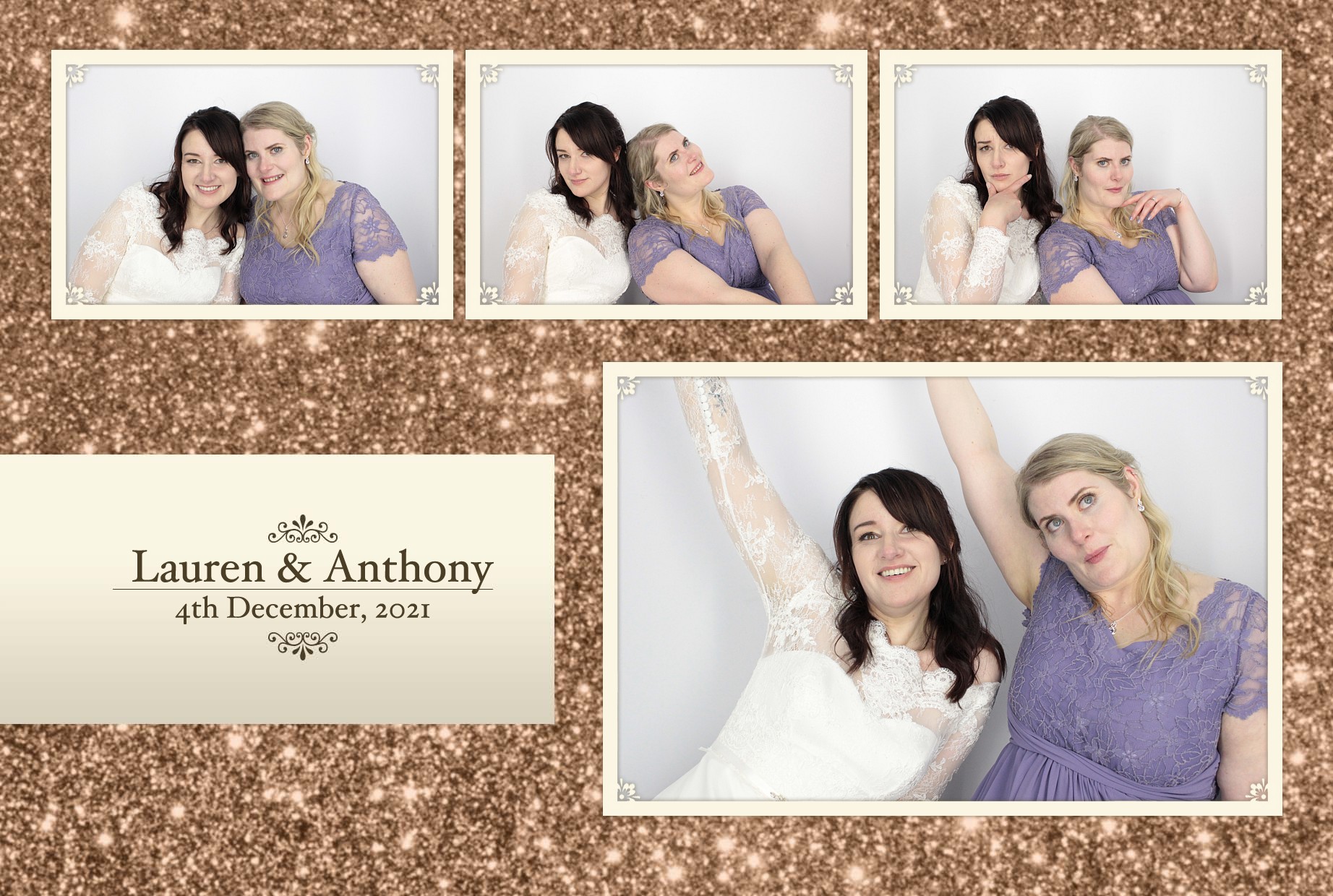 Lauren & Anthony's Wedding  | View more photos from the event at gallery.myphotoboothexperience.co.uk/u/MyPhotoBoothExperienceLtd/Lauren-Anthonys-Wedding