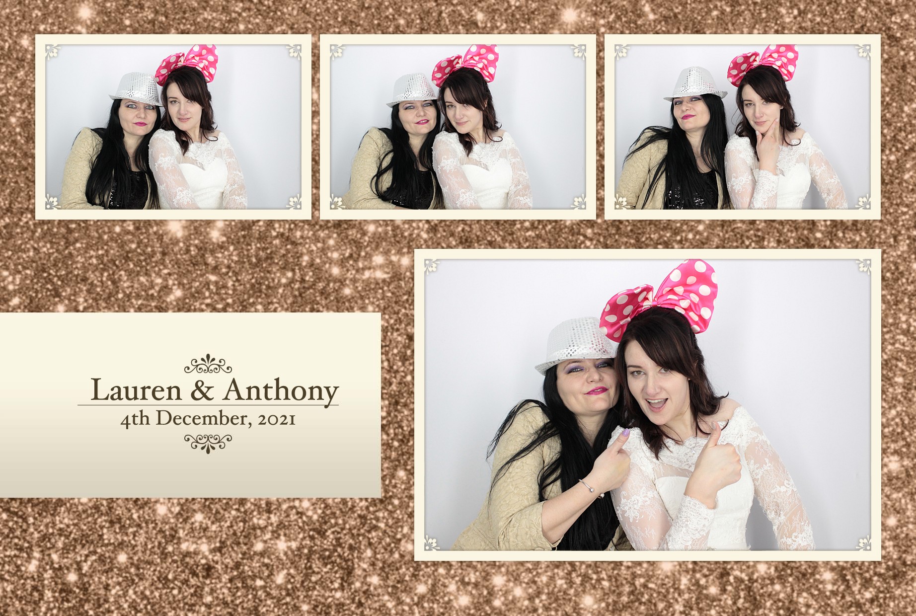 Lauren & Anthony's Wedding  | View more photos from the event at gallery.myphotoboothexperience.co.uk/u/MyPhotoBoothExperienceLtd/Lauren-Anthonys-Wedding