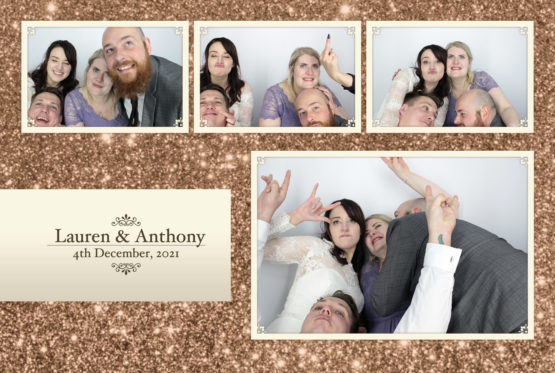 Lauren & Anthony's Wedding  | View more photos from the event at gallery.myphotoboothexperience.co.uk/u/MyPhotoBoothExperienceLtd/Lauren-Anthonys-Wedding