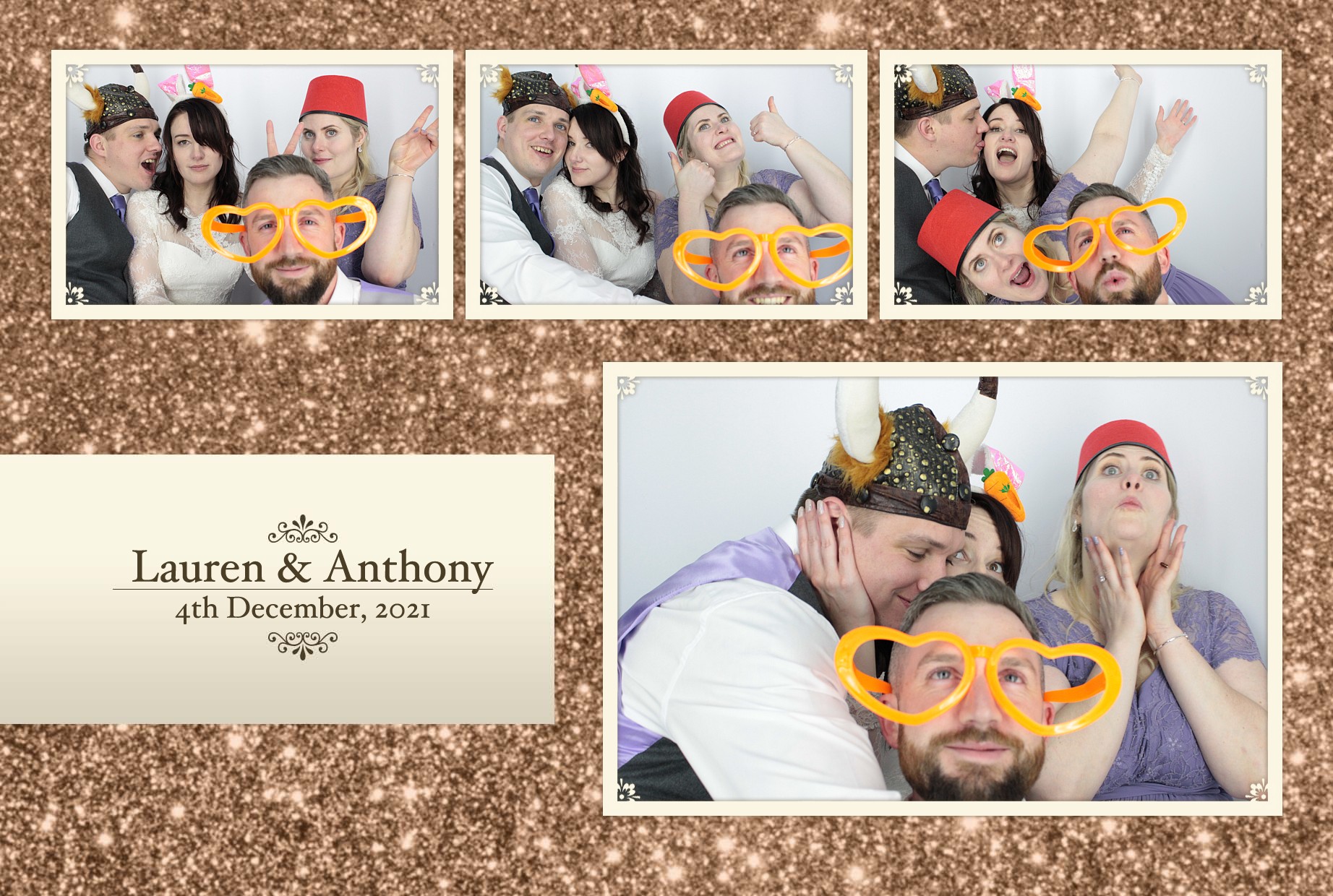 Lauren & Anthony's Wedding  | View more photos from the event at gallery.myphotoboothexperience.co.uk/u/MyPhotoBoothExperienceLtd/Lauren-Anthonys-Wedding