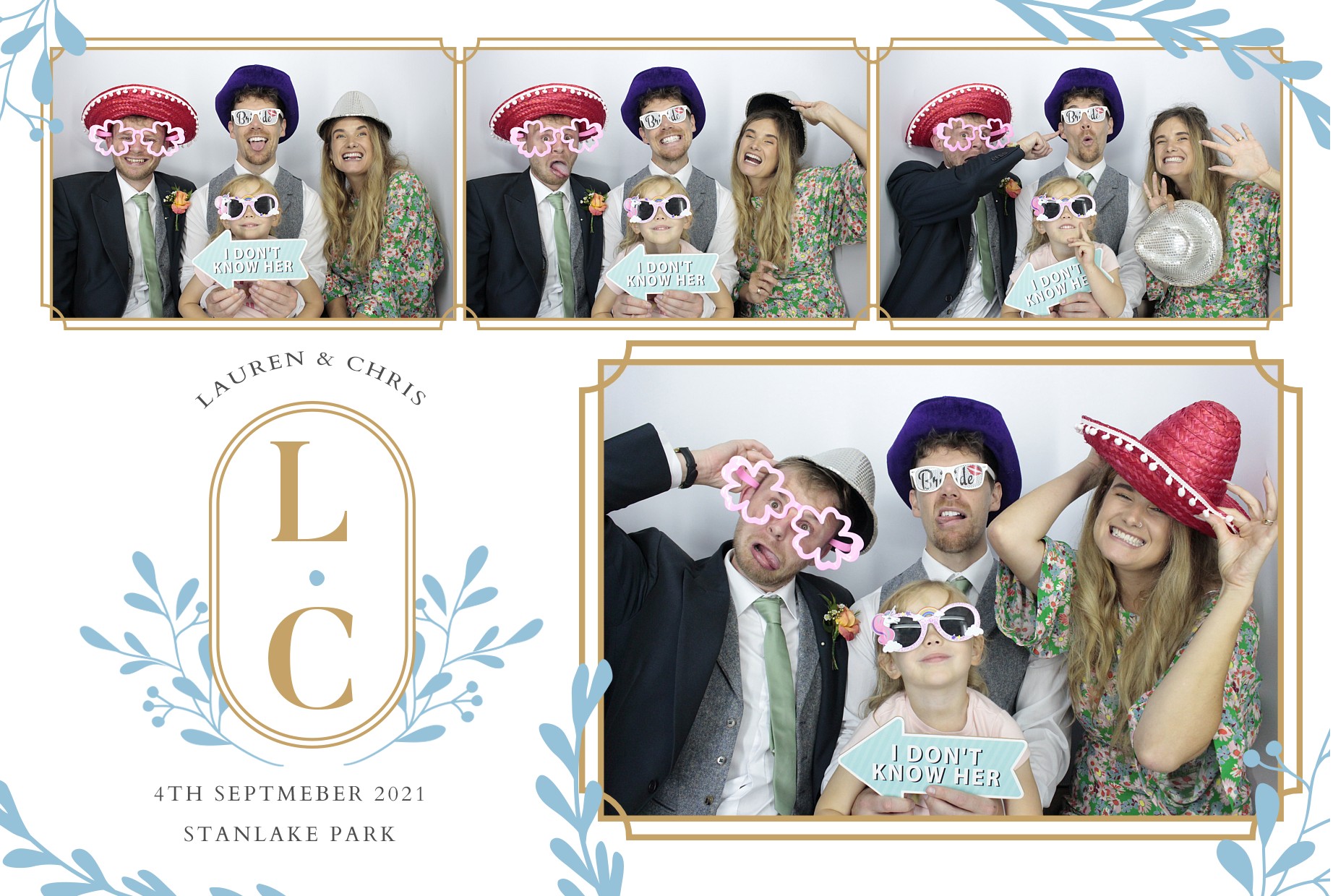 Lauren and Chris's Wedding  | View more photos from the event at gallery.myphotoboothexperience.co.uk/u/MyPhotoBoothExperienceLtd/Lauren-and-Chriss-Wedding