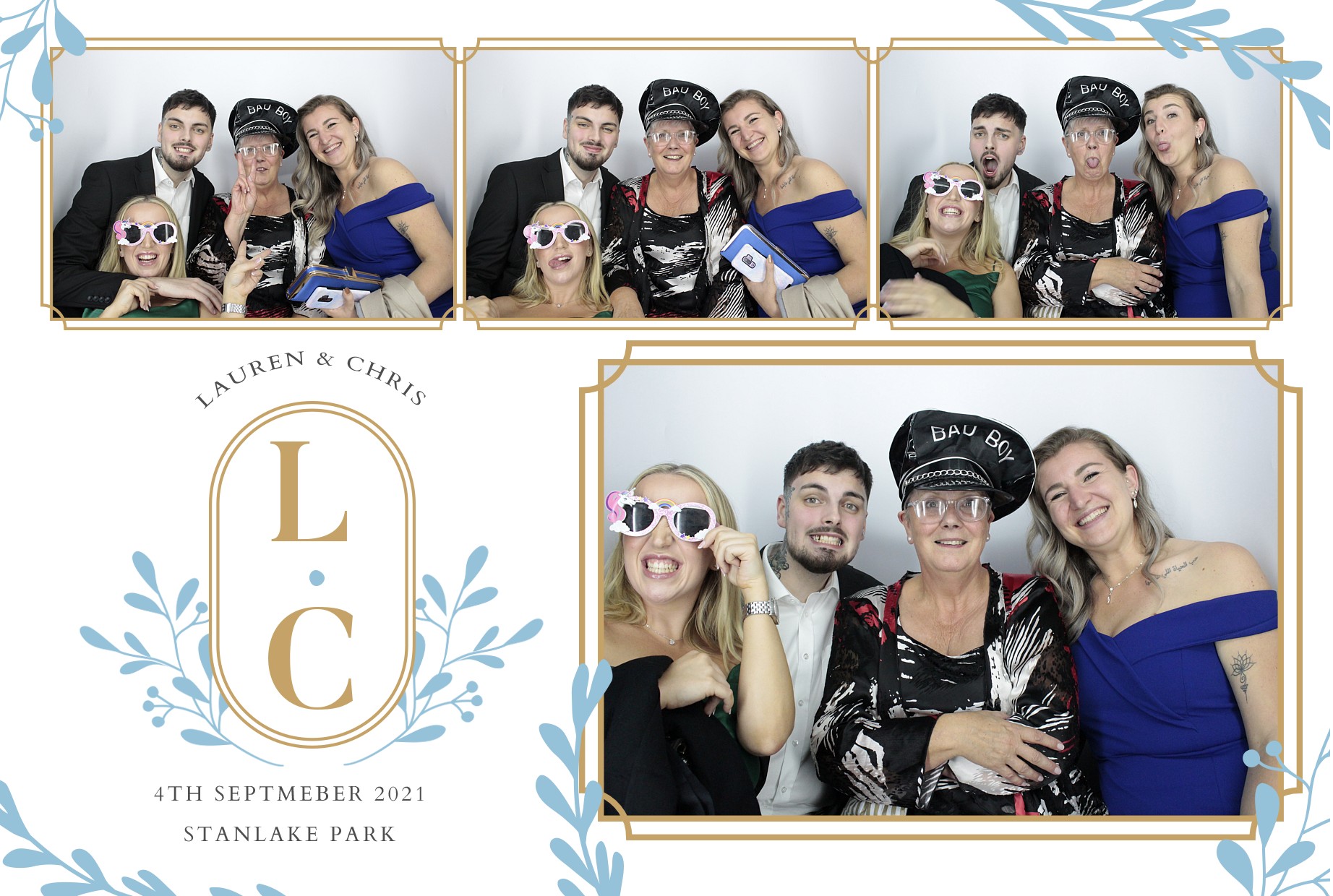 Lauren and Chris's Wedding  | View more photos from the event at gallery.myphotoboothexperience.co.uk/u/MyPhotoBoothExperienceLtd/Lauren-and-Chriss-Wedding