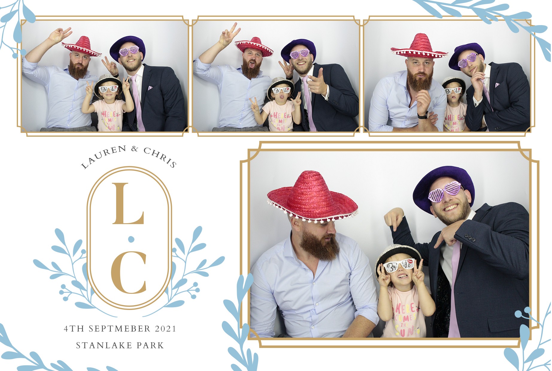 Lauren and Chris's Wedding  | View more photos from the event at gallery.myphotoboothexperience.co.uk/u/MyPhotoBoothExperienceLtd/Lauren-and-Chriss-Wedding