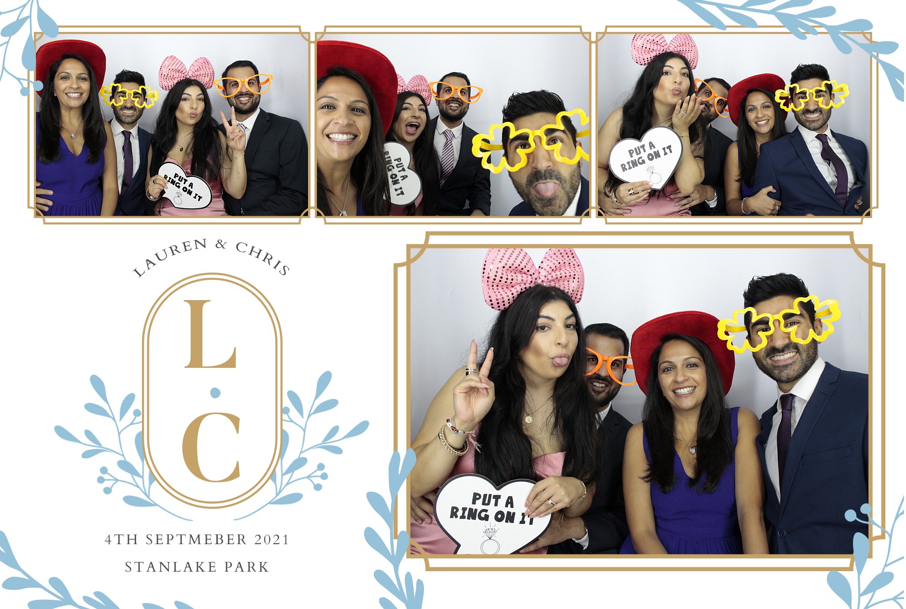 Lauren and Chris's Wedding  | View more photos from the event at gallery.myphotoboothexperience.co.uk/u/MyPhotoBoothExperienceLtd/Lauren-and-Chriss-Wedding