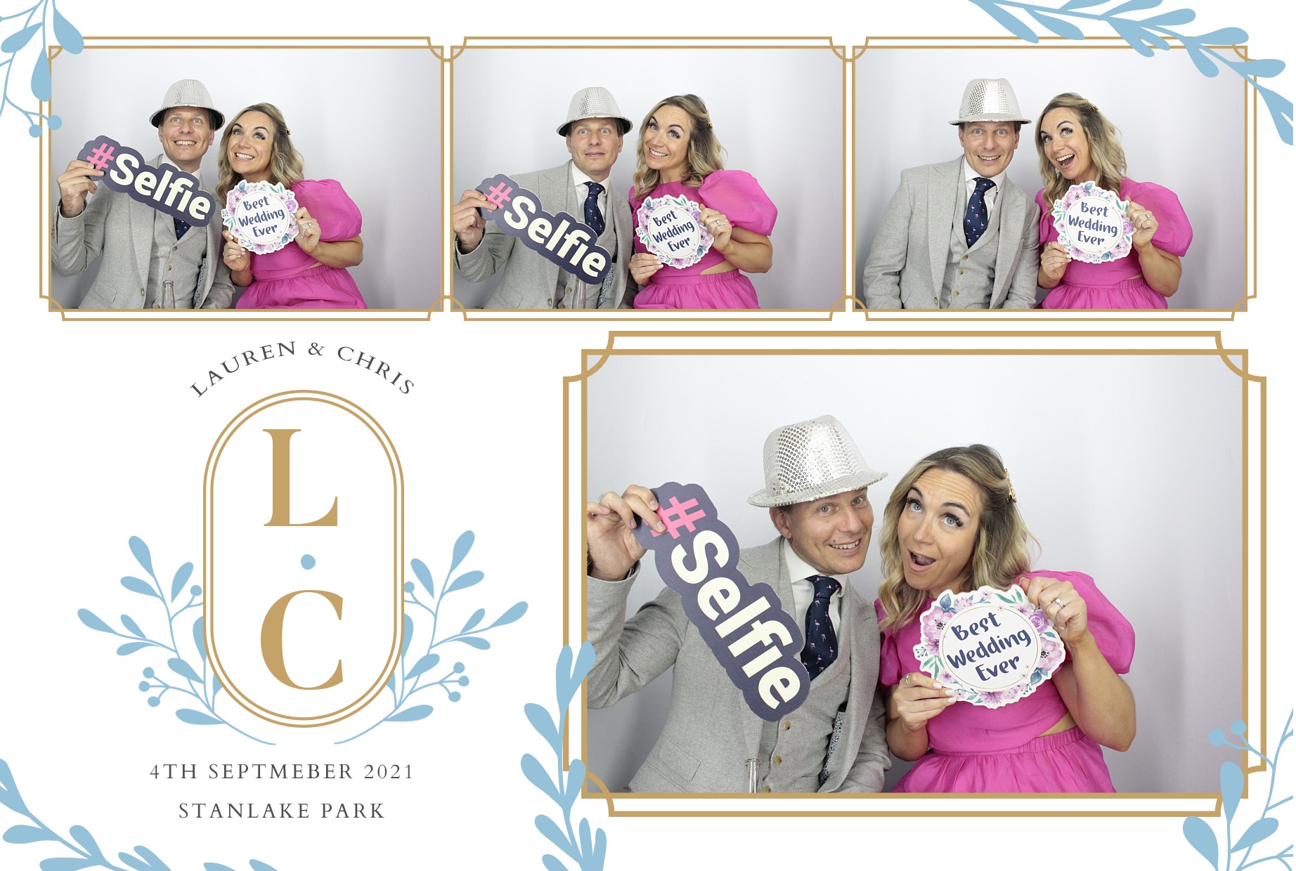 Lauren and Chris's Wedding  | View more photos from the event at gallery.myphotoboothexperience.co.uk/u/MyPhotoBoothExperienceLtd/Lauren-and-Chriss-Wedding