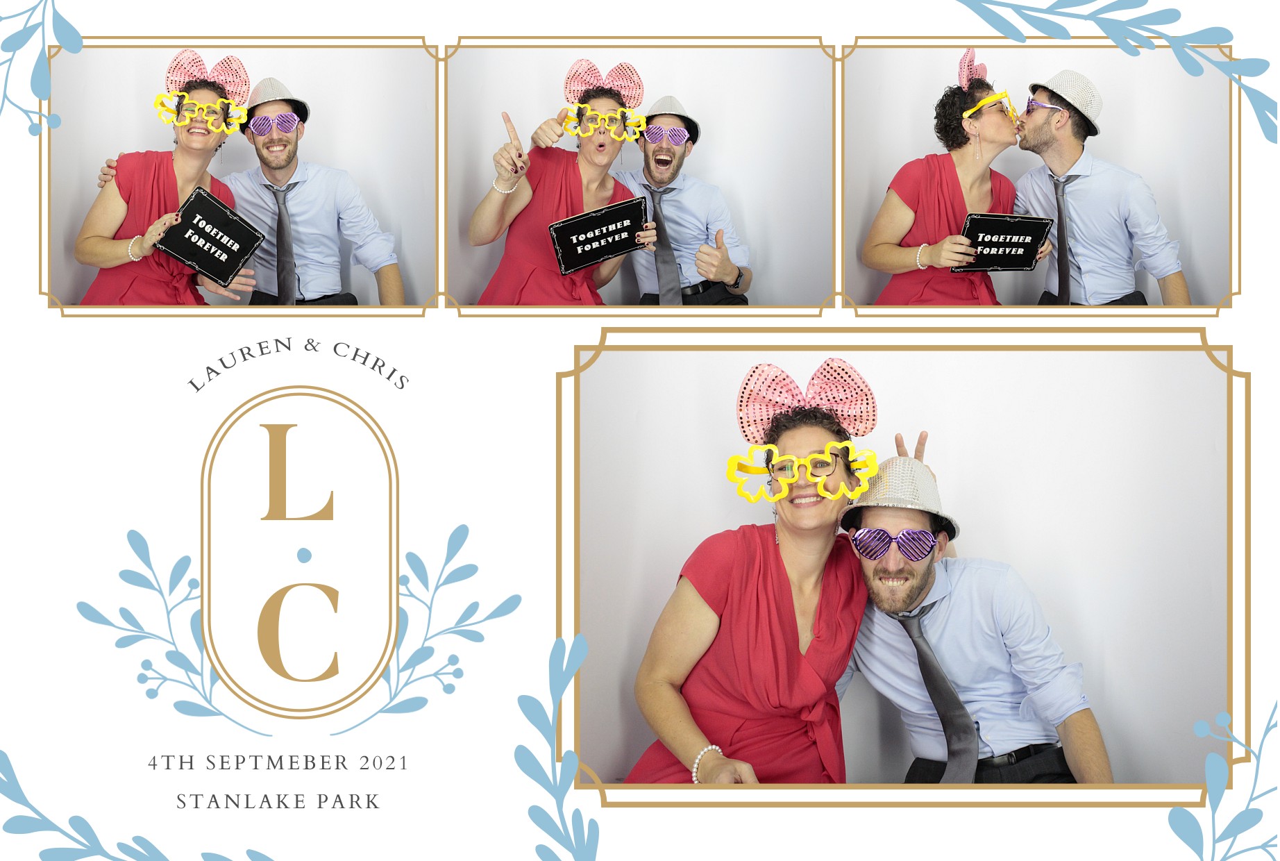 Lauren and Chris's Wedding  | View more photos from the event at gallery.myphotoboothexperience.co.uk/u/MyPhotoBoothExperienceLtd/Lauren-and-Chriss-Wedding