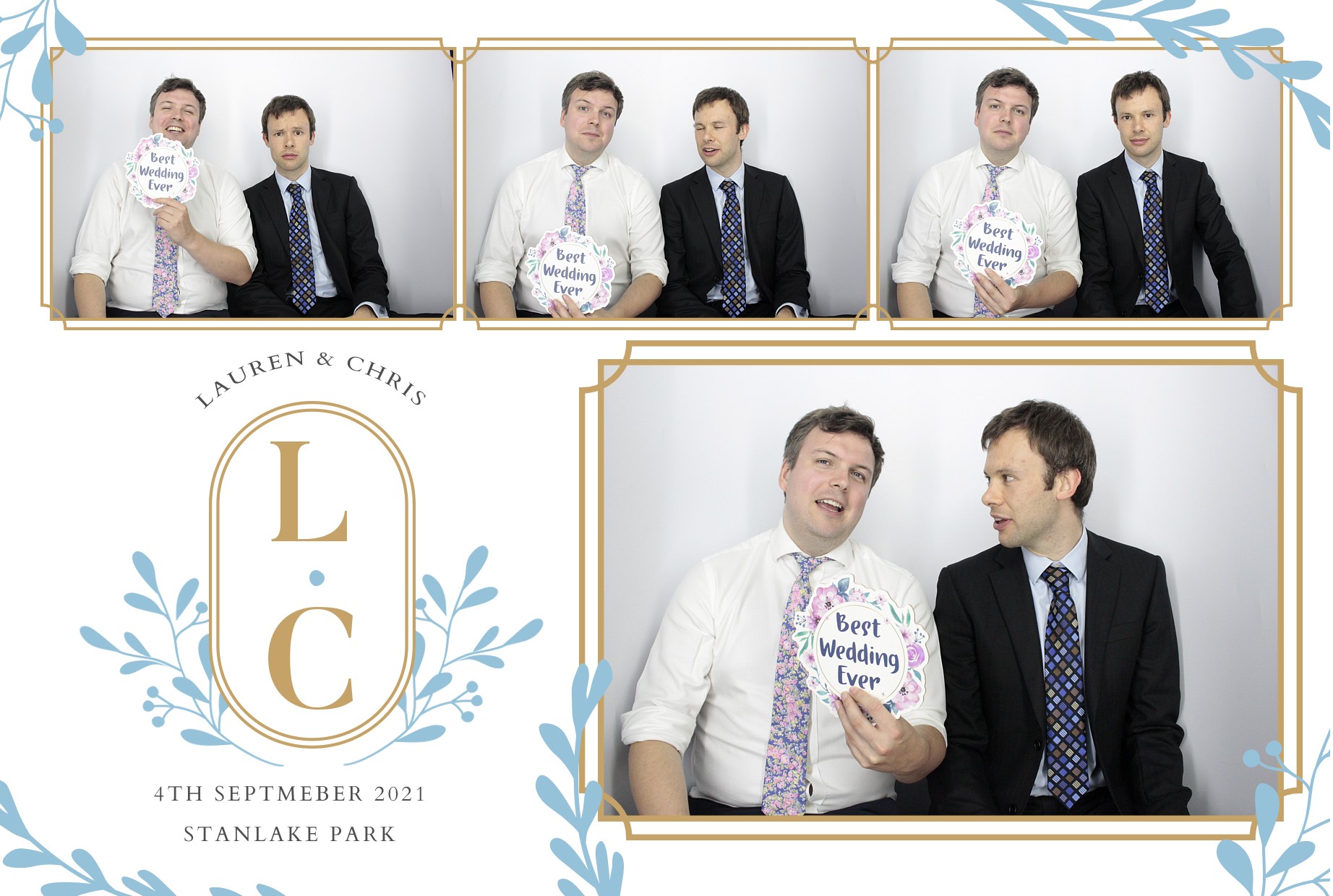 Lauren and Chris's Wedding  | View more photos from the event at gallery.myphotoboothexperience.co.uk/u/MyPhotoBoothExperienceLtd/Lauren-and-Chriss-Wedding