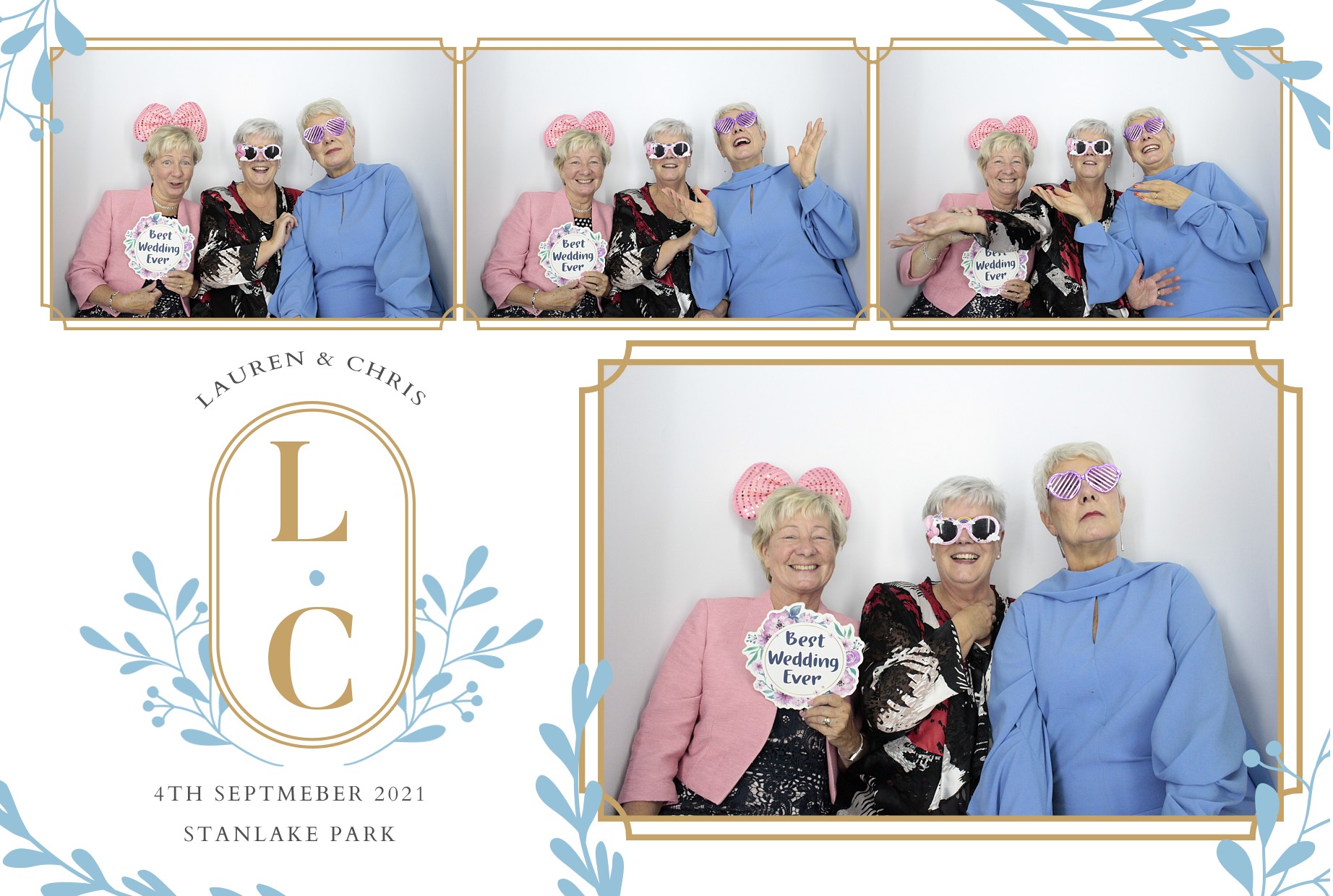 Lauren and Chris's Wedding  | View more photos from the event at gallery.myphotoboothexperience.co.uk/u/MyPhotoBoothExperienceLtd/Lauren-and-Chriss-Wedding