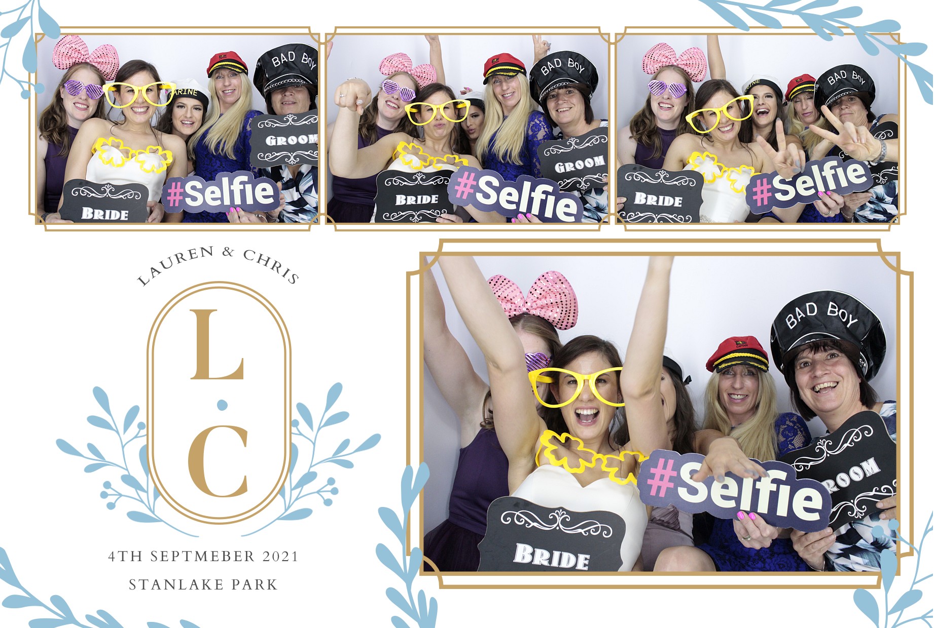 Lauren and Chris's Wedding  | View more photos from the event at gallery.myphotoboothexperience.co.uk/u/MyPhotoBoothExperienceLtd/Lauren-and-Chriss-Wedding