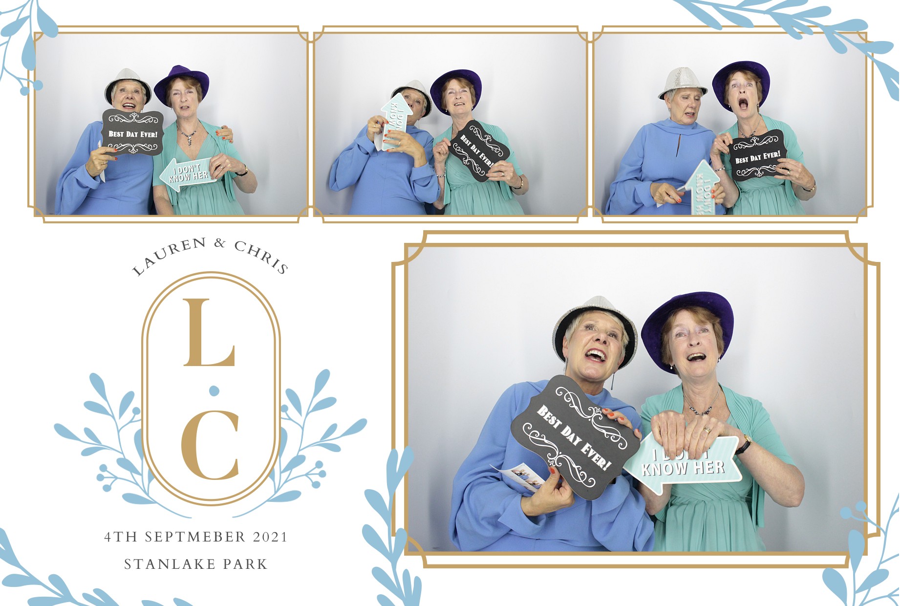 Lauren and Chris's Wedding  | View more photos from the event at gallery.myphotoboothexperience.co.uk/u/MyPhotoBoothExperienceLtd/Lauren-and-Chriss-Wedding