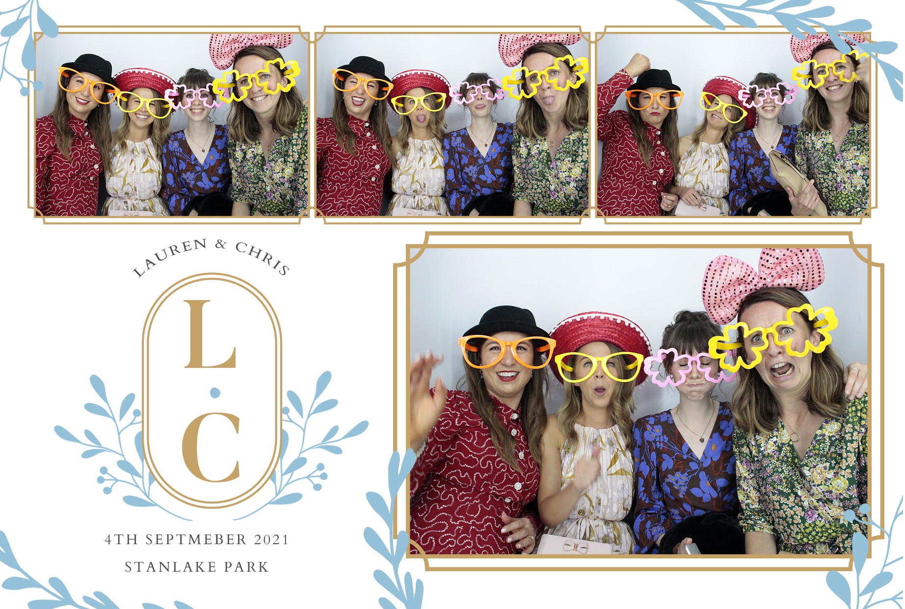 Lauren and Chris's Wedding  | View more photos from the event at gallery.myphotoboothexperience.co.uk/u/MyPhotoBoothExperienceLtd/Lauren-and-Chriss-Wedding