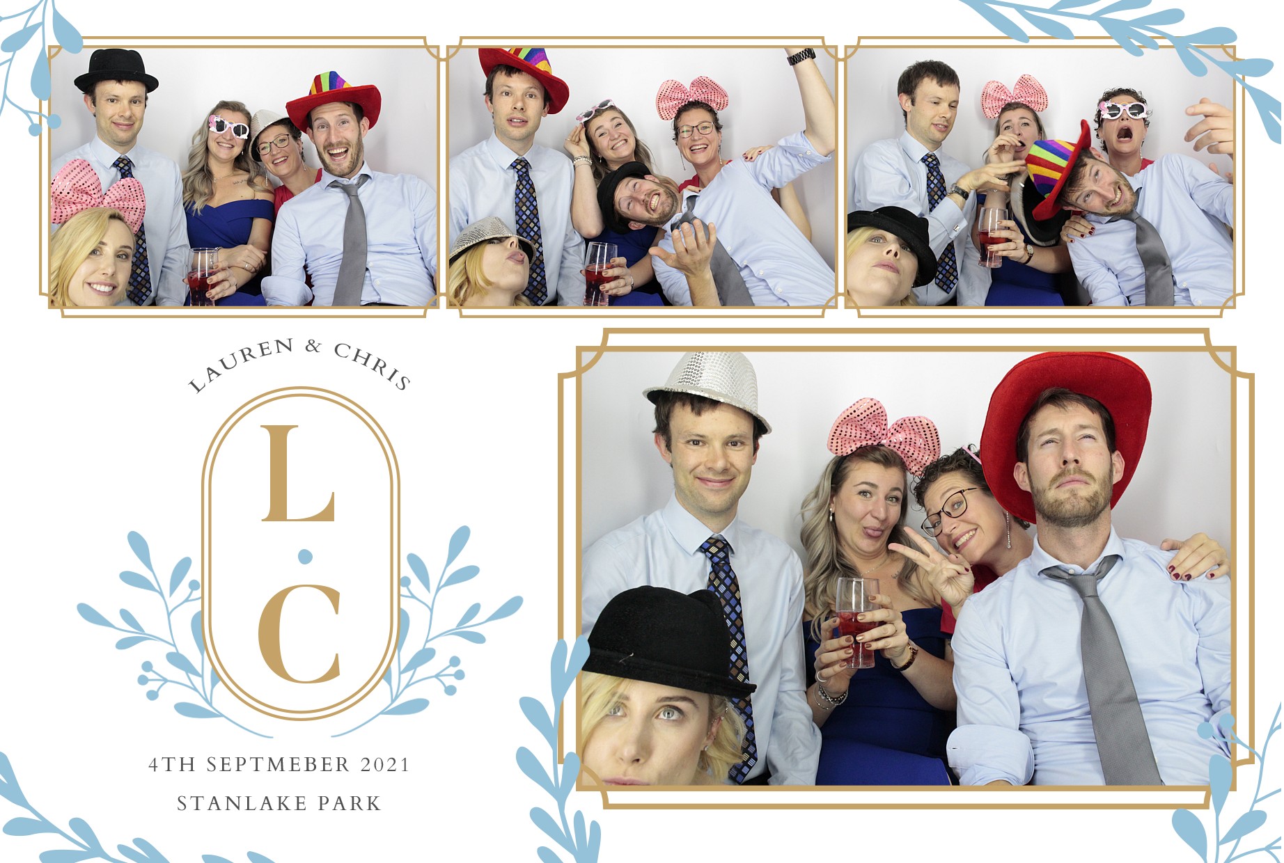 Lauren and Chris's Wedding  | View more photos from the event at gallery.myphotoboothexperience.co.uk/u/MyPhotoBoothExperienceLtd/Lauren-and-Chriss-Wedding