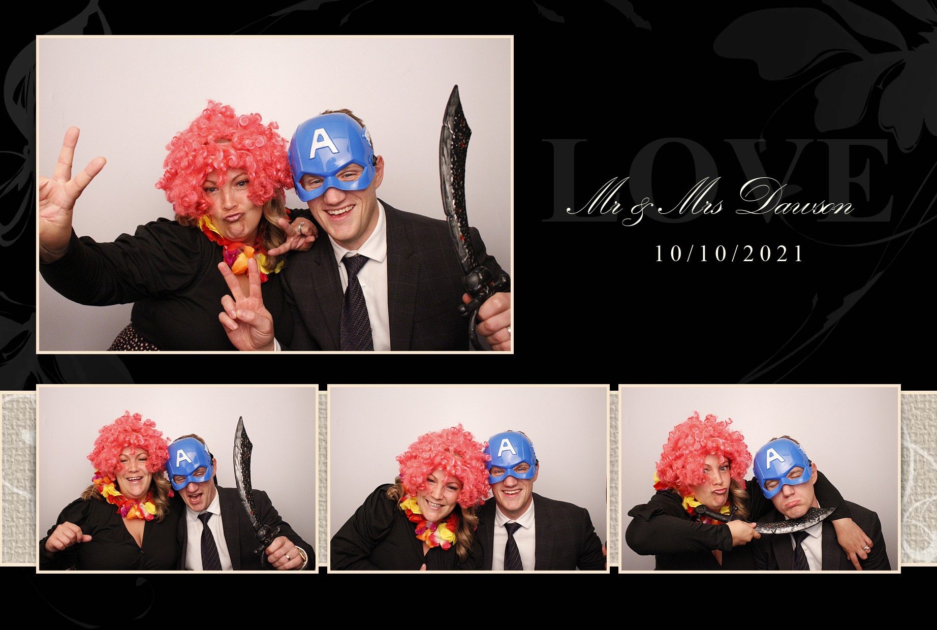 Lily and Rob's Wedding | View more photos from the event at gallery.myphotoboothexperience.co.uk/u/MyPhotoBoothExperienceLtd/Lily-and-Robs-Wedding