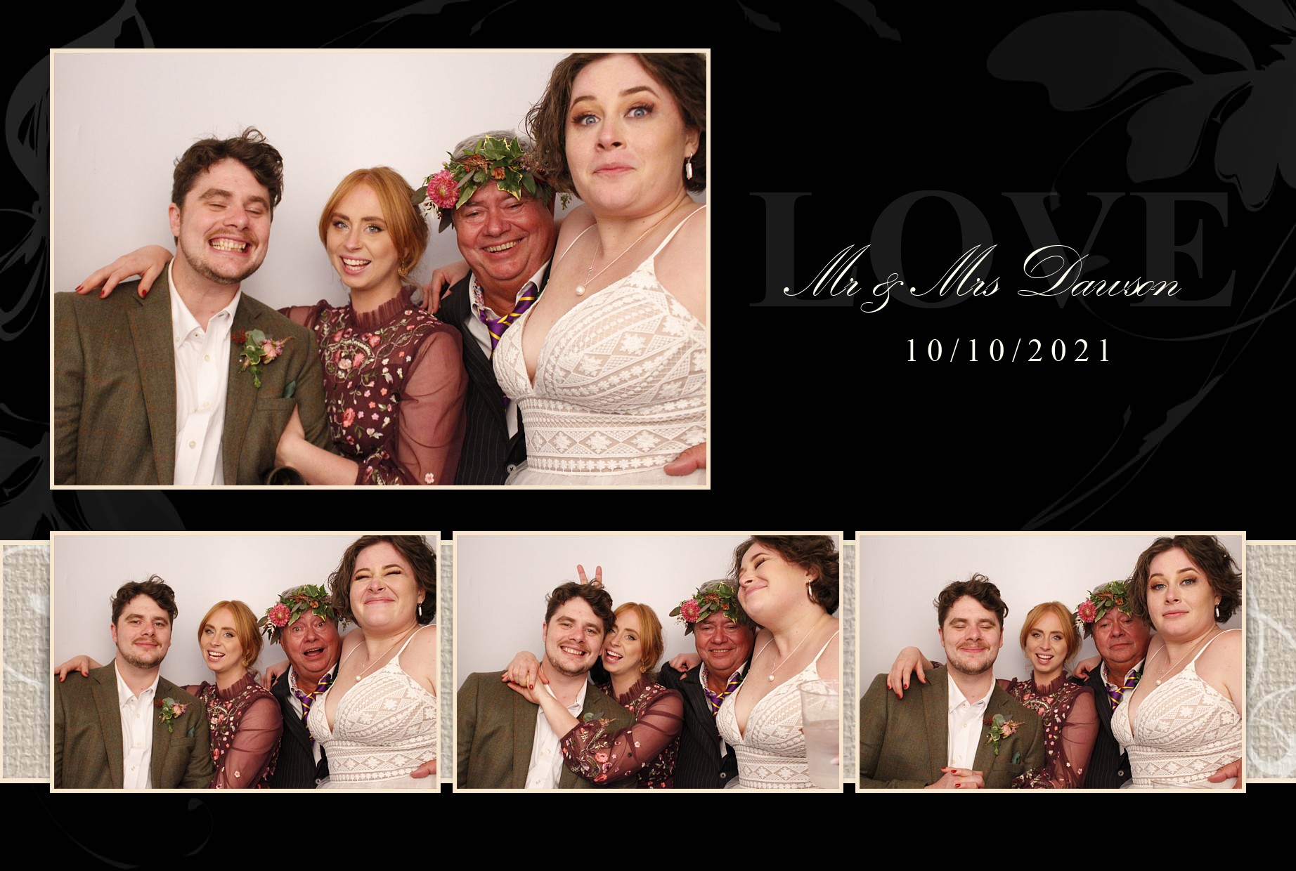 Lily and Rob's Wedding | View more photos from the event at gallery.myphotoboothexperience.co.uk/u/MyPhotoBoothExperienceLtd/Lily-and-Robs-Wedding