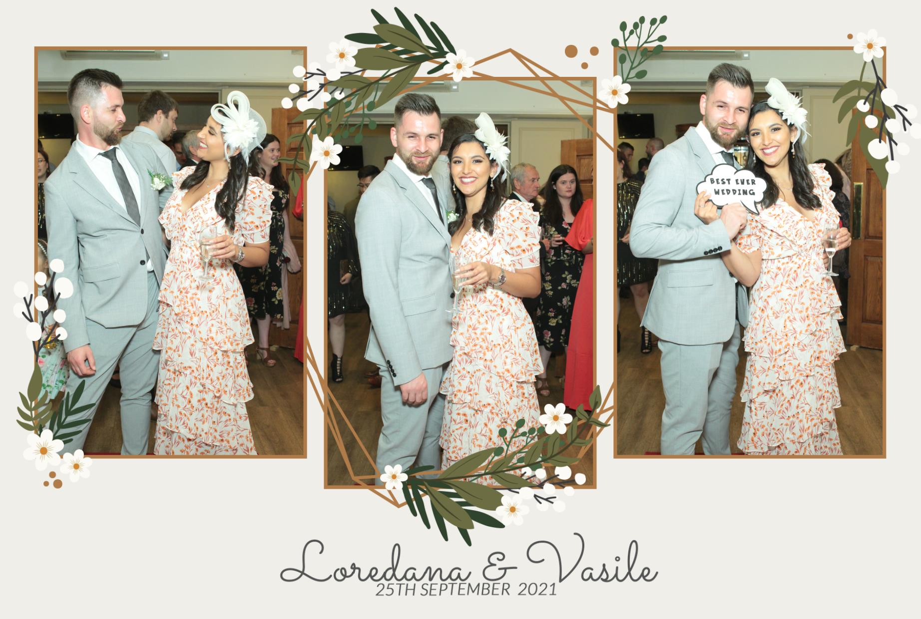 Loredana and Vasile's Wedding | View more photos from the event at gallery.myphotoboothexperience.co.uk/u/MyPhotoBoothExperienceLtd/Loredana-and-Vasiles-Wedding