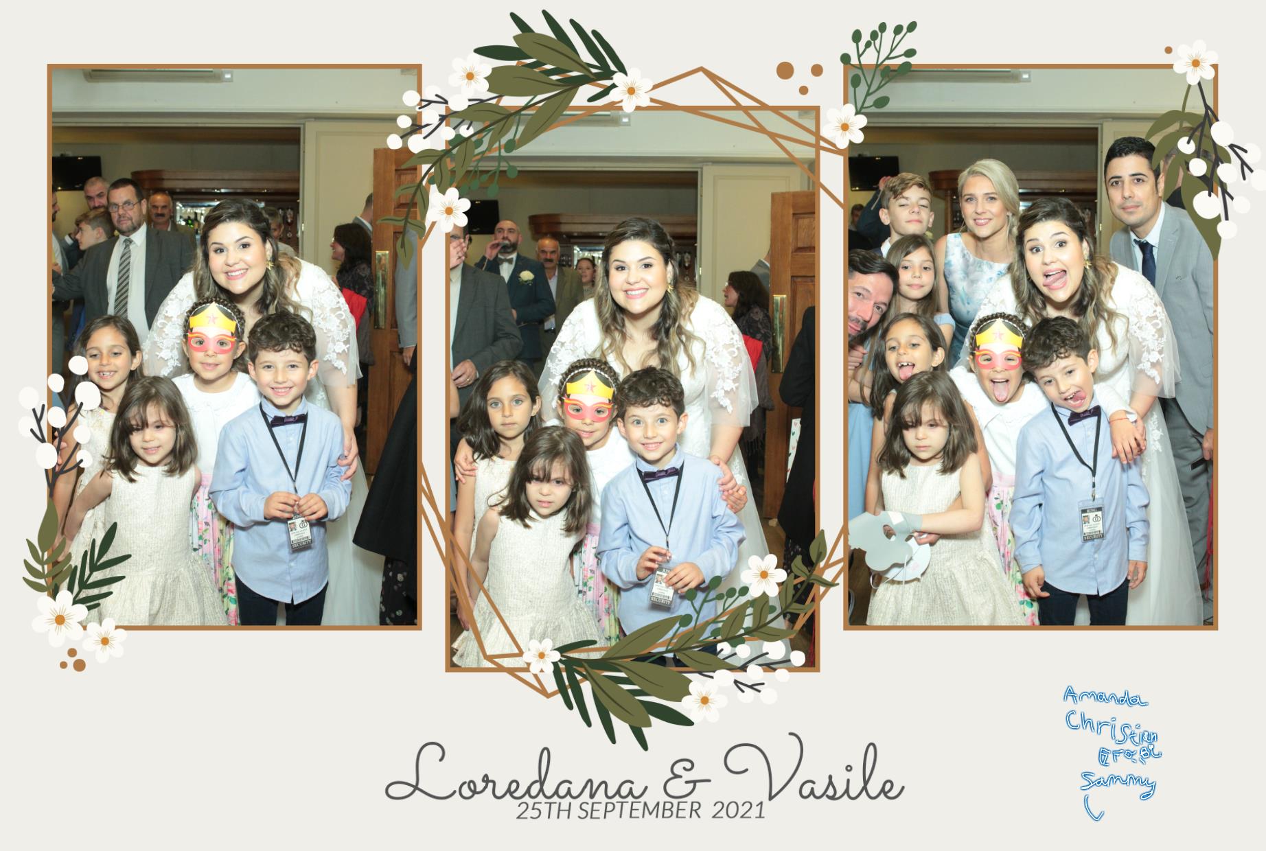 Loredana and Vasile's Wedding | View more photos from the event at gallery.myphotoboothexperience.co.uk/u/MyPhotoBoothExperienceLtd/Loredana-and-Vasiles-Wedding