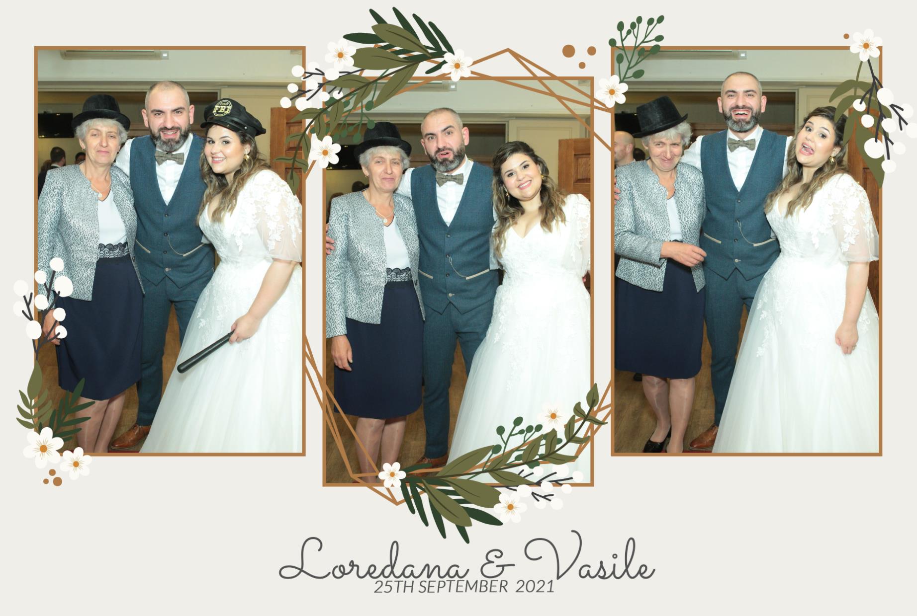 Loredana and Vasile's Wedding | View more photos from the event at gallery.myphotoboothexperience.co.uk/u/MyPhotoBoothExperienceLtd/Loredana-and-Vasiles-Wedding