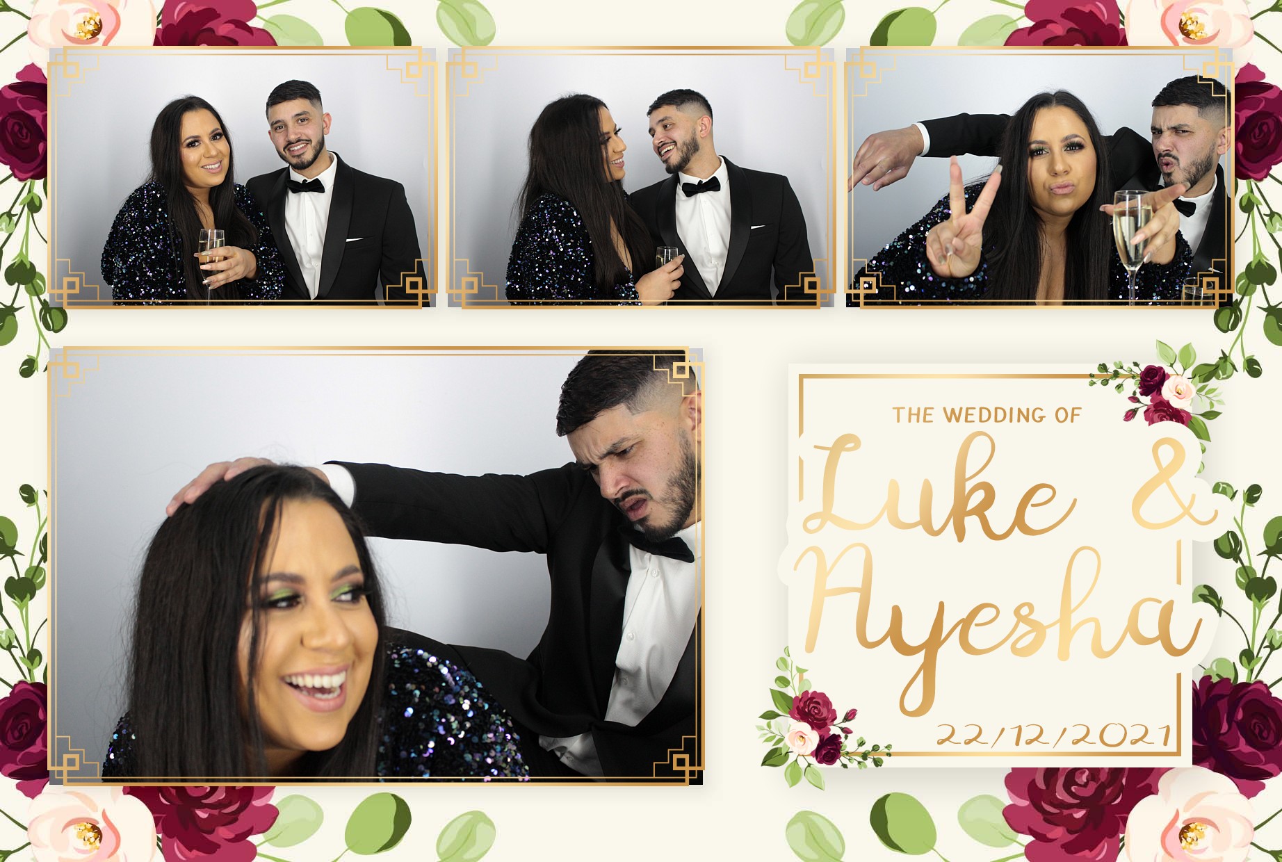 Luke & Ayesha's Wedding | View more photos from the event at gallery.myphotoboothexperience.co.uk/u/MyPhotoBoothExperienceLtd/Luke-Ayeshas-Wedding
