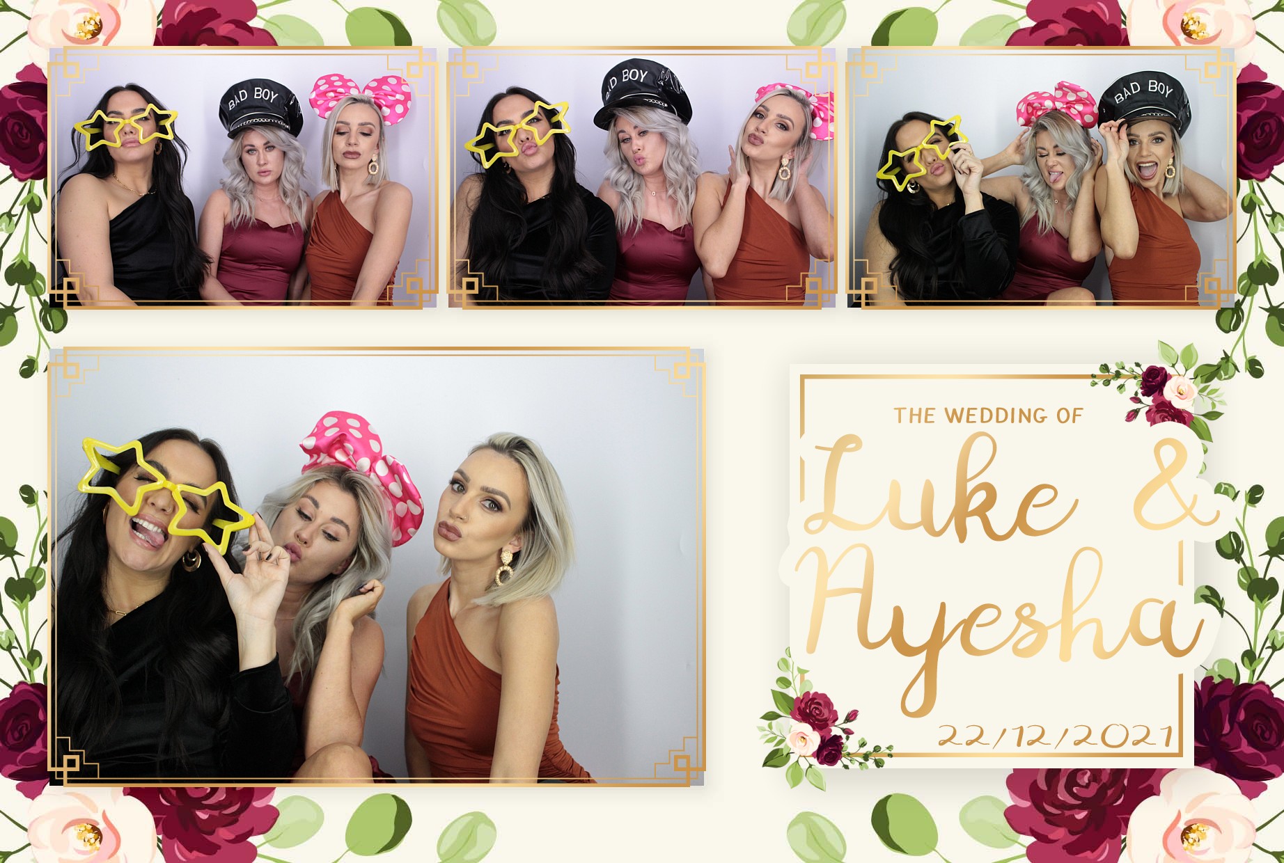 Luke & Ayesha's Wedding | View more photos from the event at gallery.myphotoboothexperience.co.uk/u/MyPhotoBoothExperienceLtd/Luke-Ayeshas-Wedding