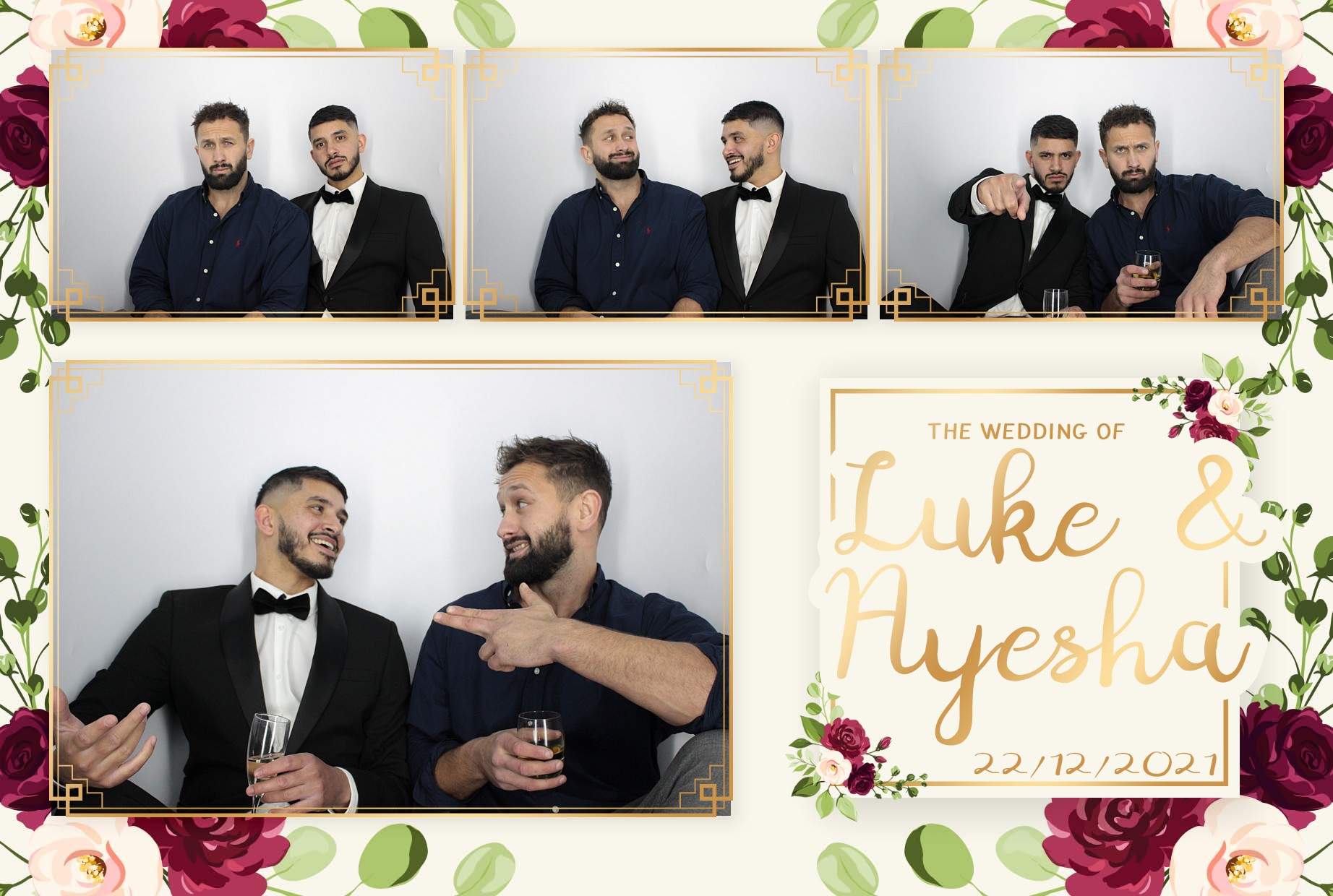 Luke & Ayesha's Wedding | View more photos from the event at gallery.myphotoboothexperience.co.uk/u/MyPhotoBoothExperienceLtd/Luke-Ayeshas-Wedding