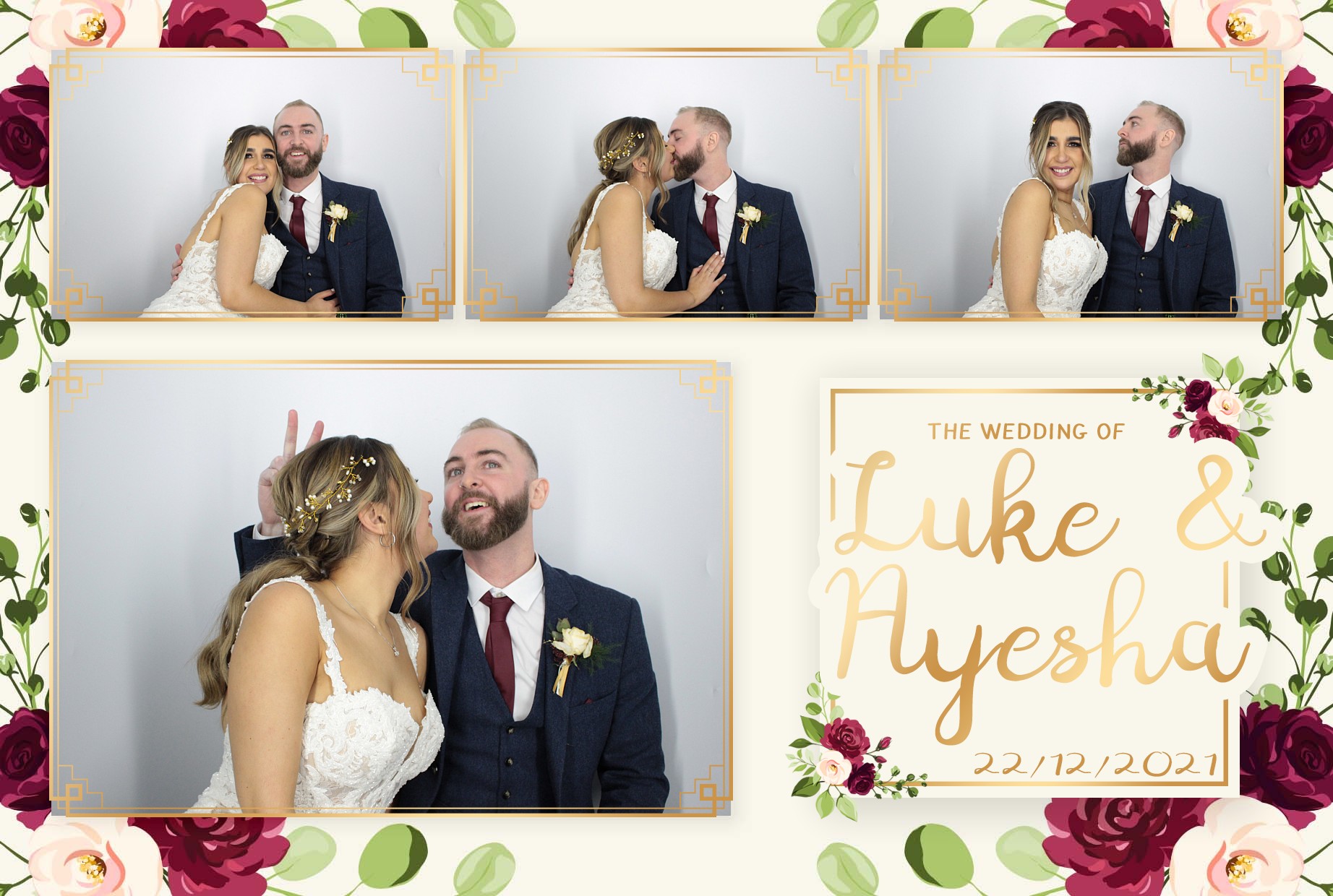 Luke & Ayesha's Wedding | View more photos from the event at gallery.myphotoboothexperience.co.uk/u/MyPhotoBoothExperienceLtd/Luke-Ayeshas-Wedding