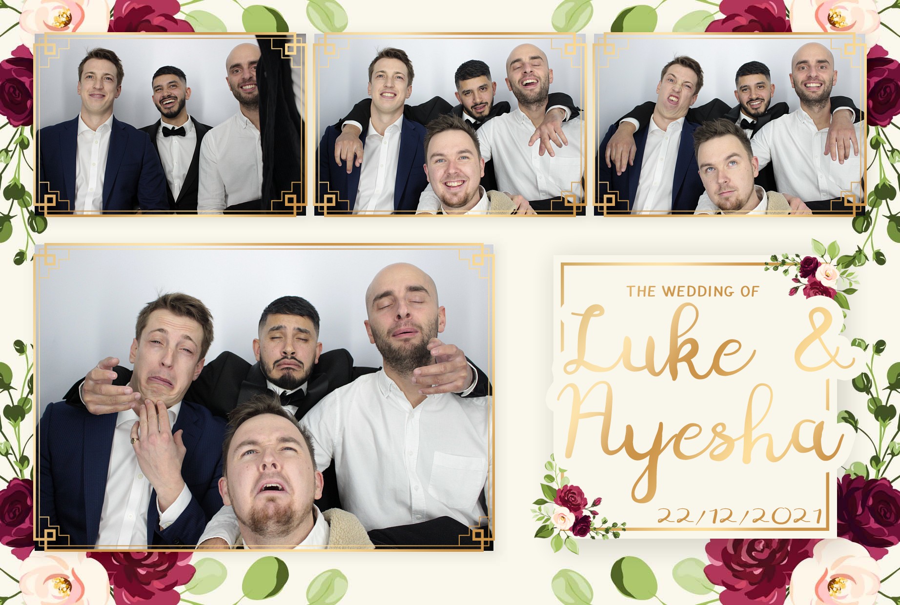 Luke & Ayesha's Wedding | View more photos from the event at gallery.myphotoboothexperience.co.uk/u/MyPhotoBoothExperienceLtd/Luke-Ayeshas-Wedding
