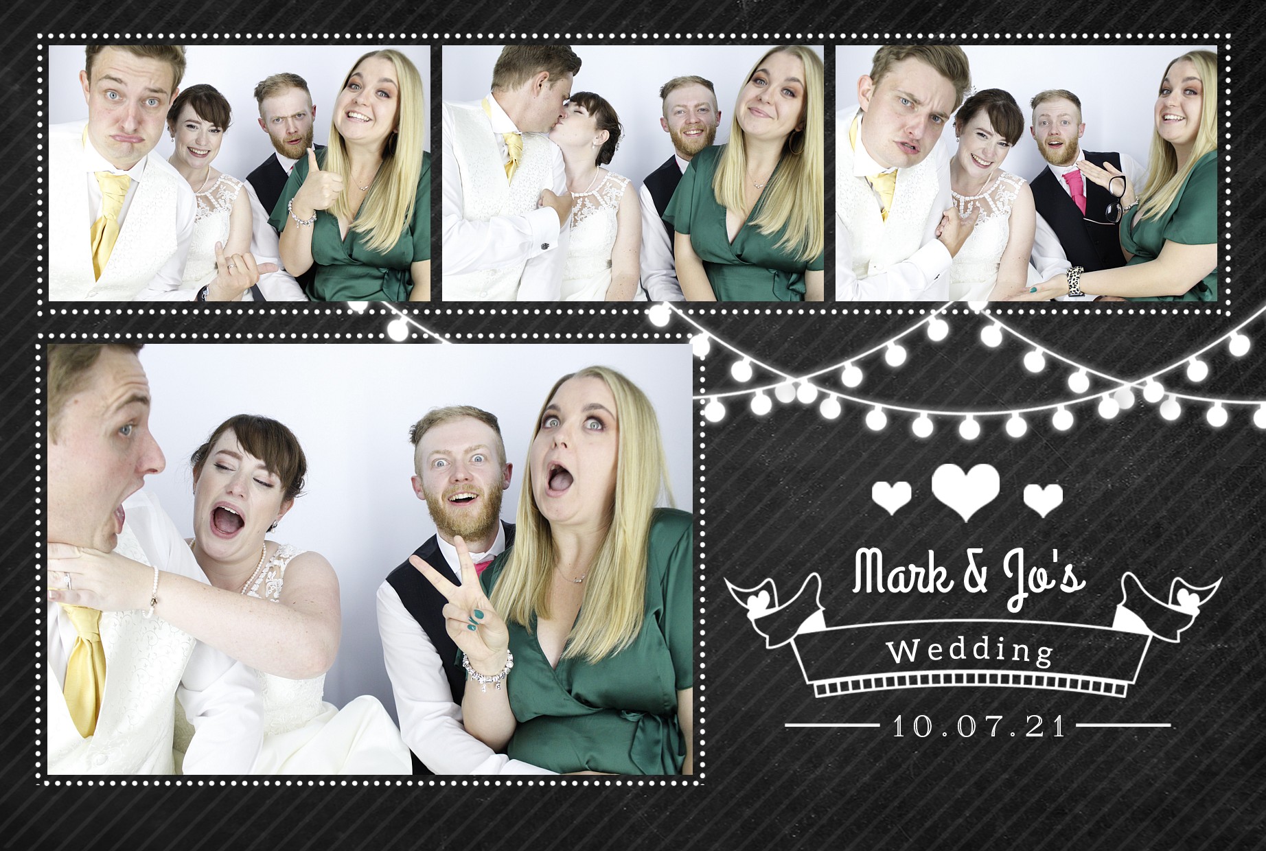 Mark & Jo's Wedding | View more photos from the event at gallery.myphotoboothexperience.co.uk/u/MyPhotoBoothExperienceLtd/Mark-Jos-Wedding