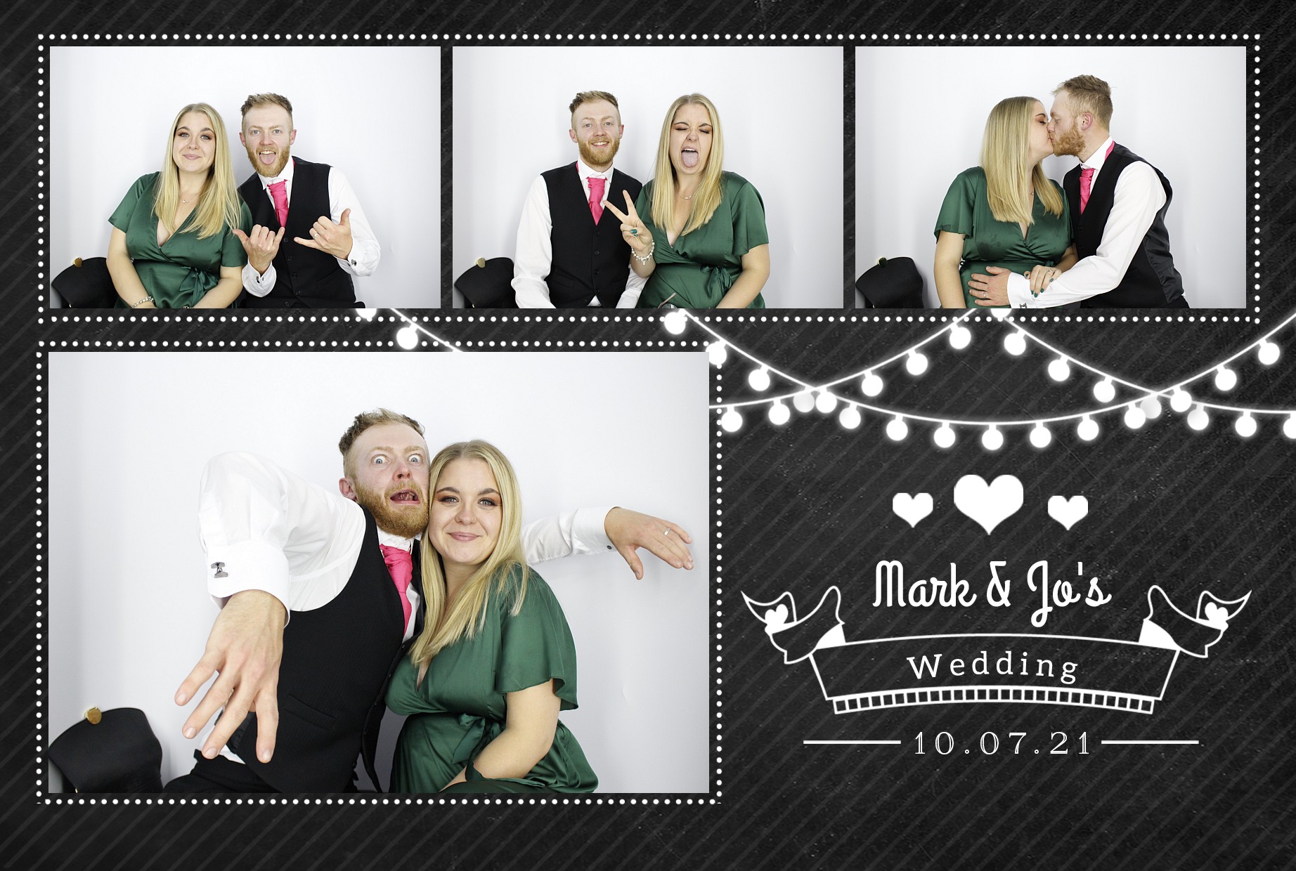 Mark & Jo's Wedding | View more photos from the event at gallery.myphotoboothexperience.co.uk/u/MyPhotoBoothExperienceLtd/Mark-Jos-Wedding