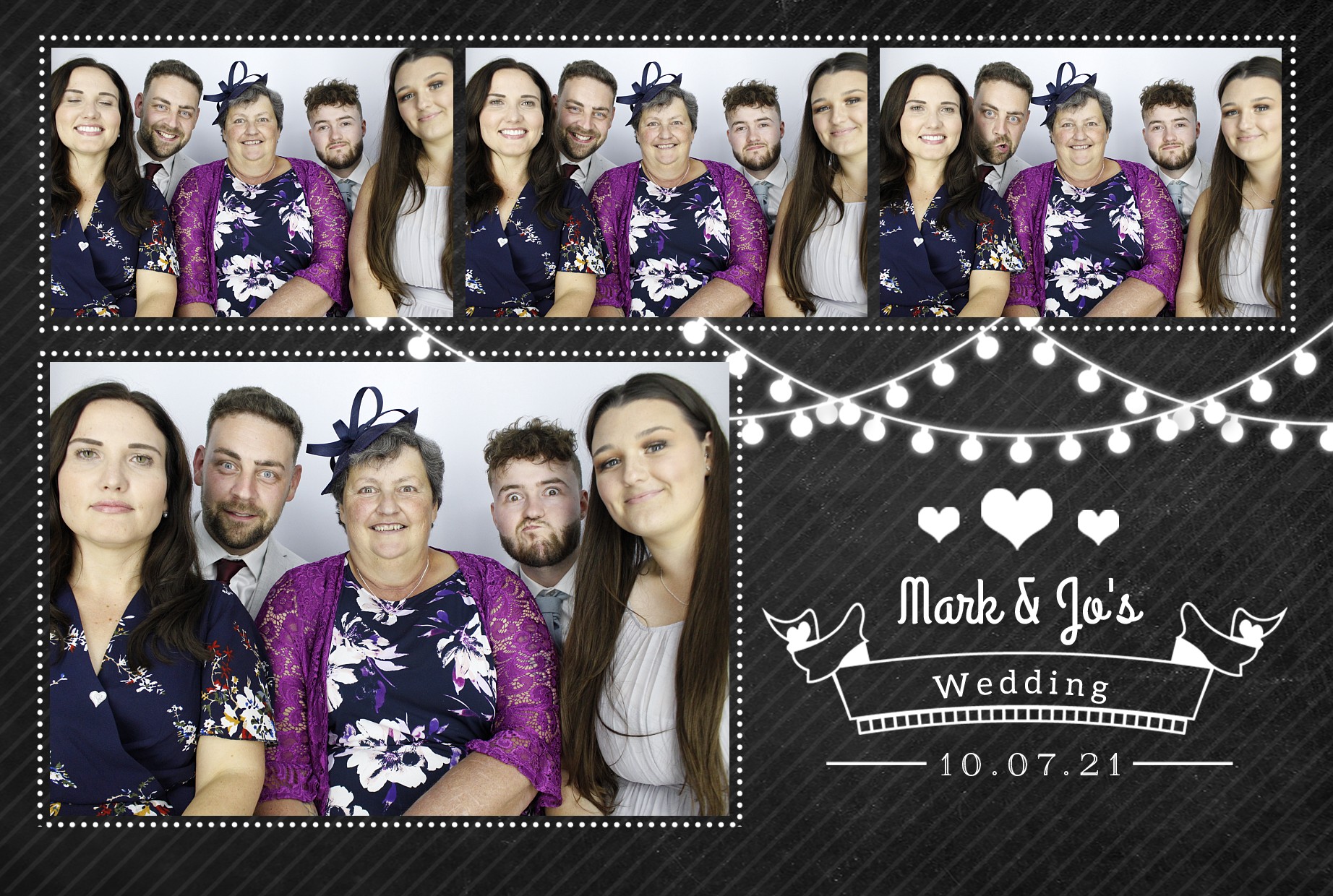 Mark & Jo's Wedding | View more photos from the event at gallery.myphotoboothexperience.co.uk/u/MyPhotoBoothExperienceLtd/Mark-Jos-Wedding