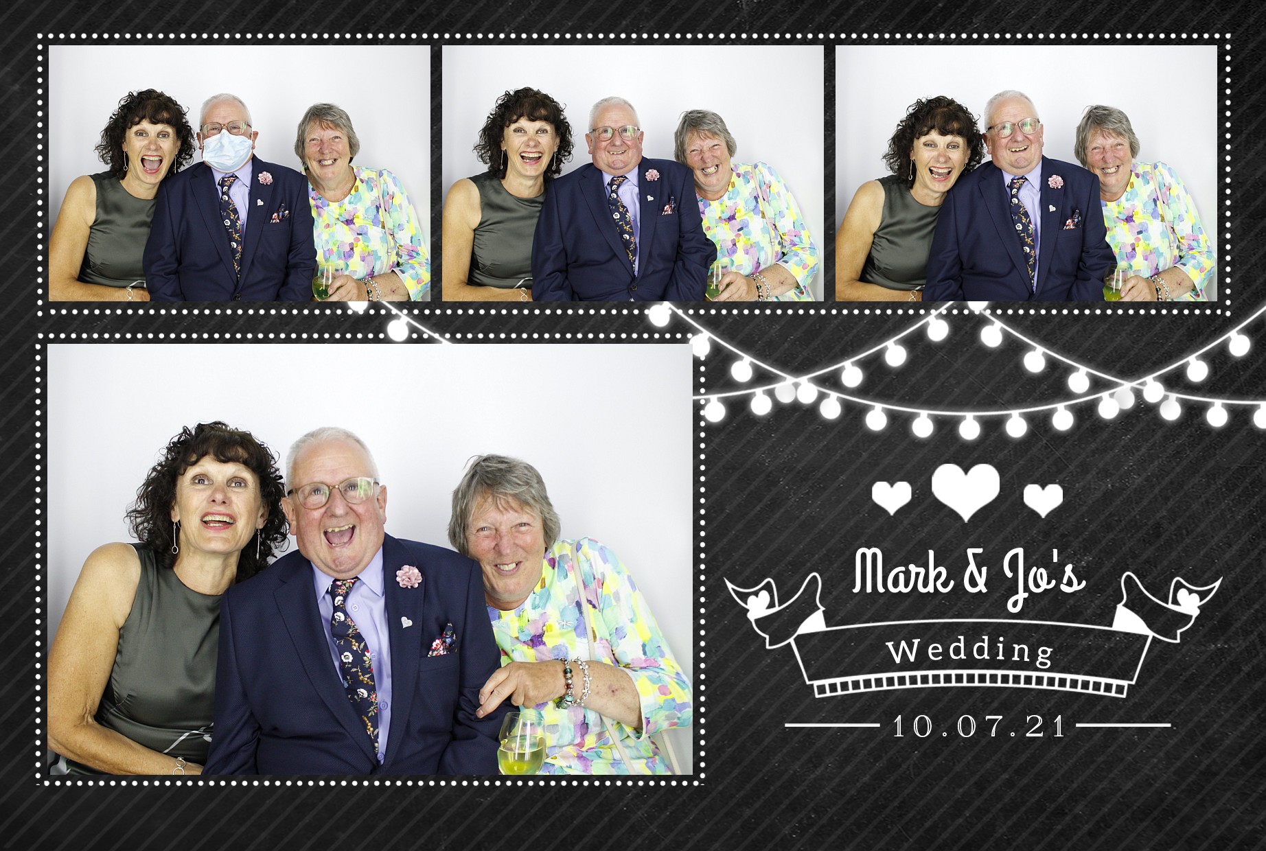 Mark & Jo's Wedding | View more photos from the event at gallery.myphotoboothexperience.co.uk/u/MyPhotoBoothExperienceLtd/Mark-Jos-Wedding