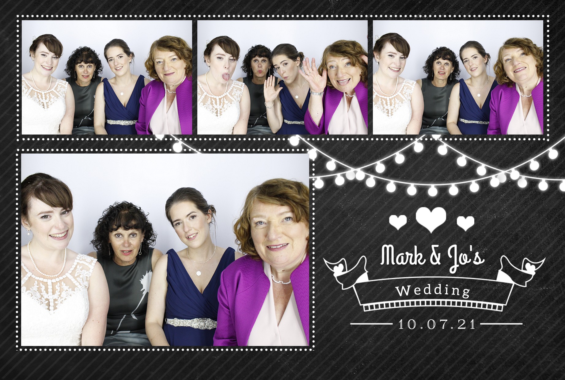 Mark & Jo's Wedding | View more photos from the event at gallery.myphotoboothexperience.co.uk/u/MyPhotoBoothExperienceLtd/Mark-Jos-Wedding