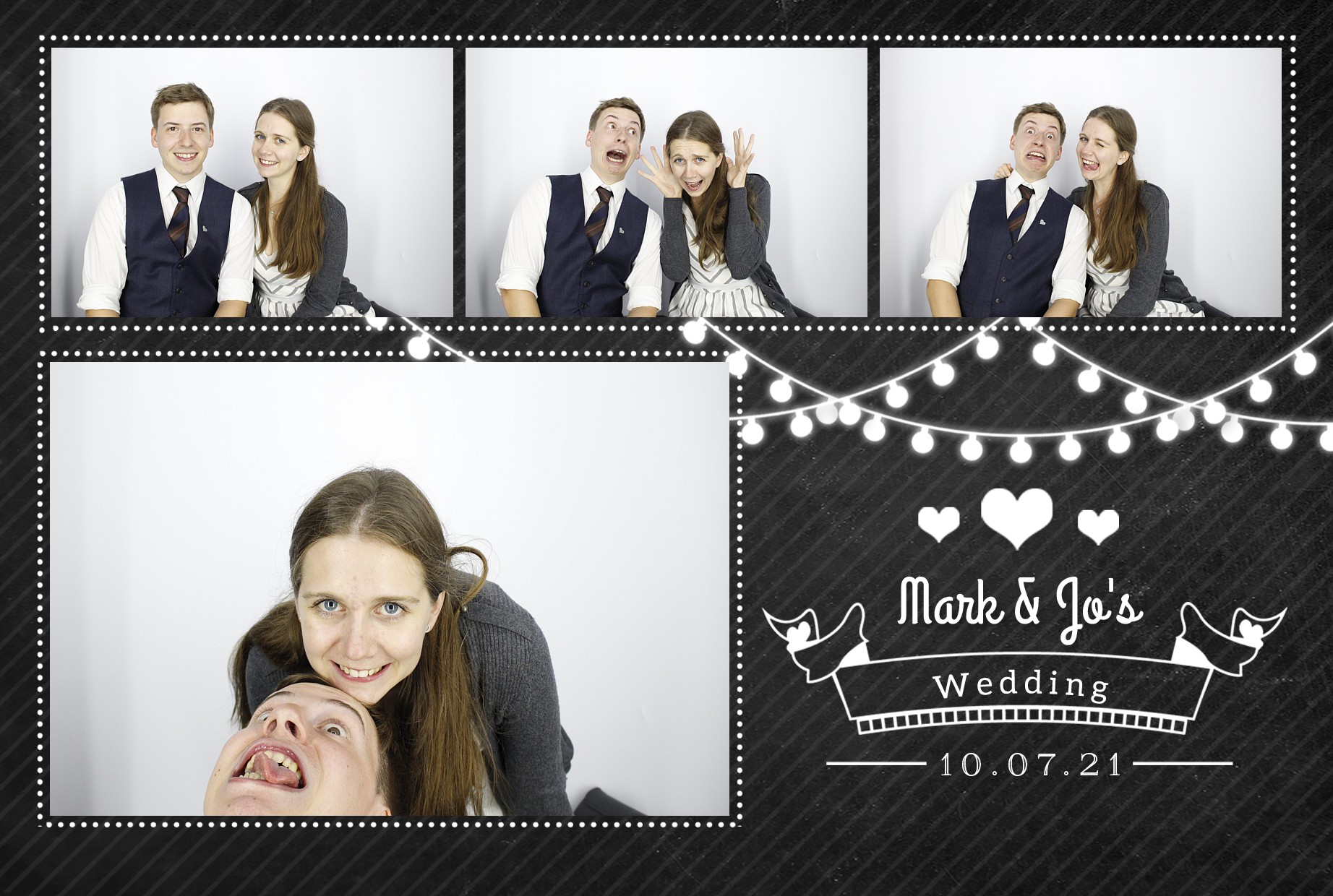 Mark & Jo's Wedding | View more photos from the event at gallery.myphotoboothexperience.co.uk/u/MyPhotoBoothExperienceLtd/Mark-Jos-Wedding