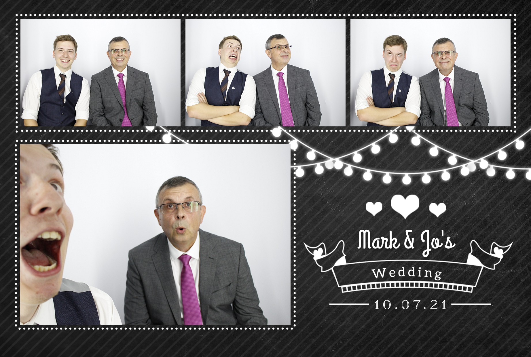 Mark & Jo's Wedding | View more photos from the event at gallery.myphotoboothexperience.co.uk/u/MyPhotoBoothExperienceLtd/Mark-Jos-Wedding
