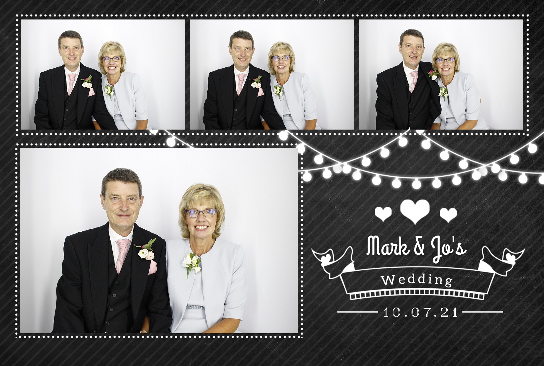 Mark & Jo's Wedding | View more photos from the event at gallery.myphotoboothexperience.co.uk/u/MyPhotoBoothExperienceLtd/Mark-Jos-Wedding