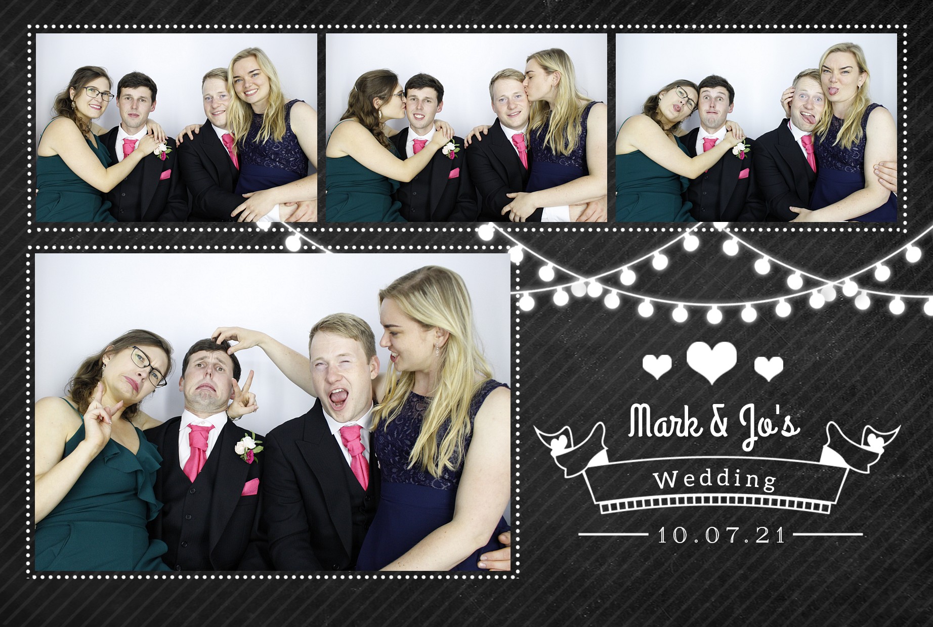 Mark & Jo's Wedding | View more photos from the event at gallery.myphotoboothexperience.co.uk/u/MyPhotoBoothExperienceLtd/Mark-Jos-Wedding