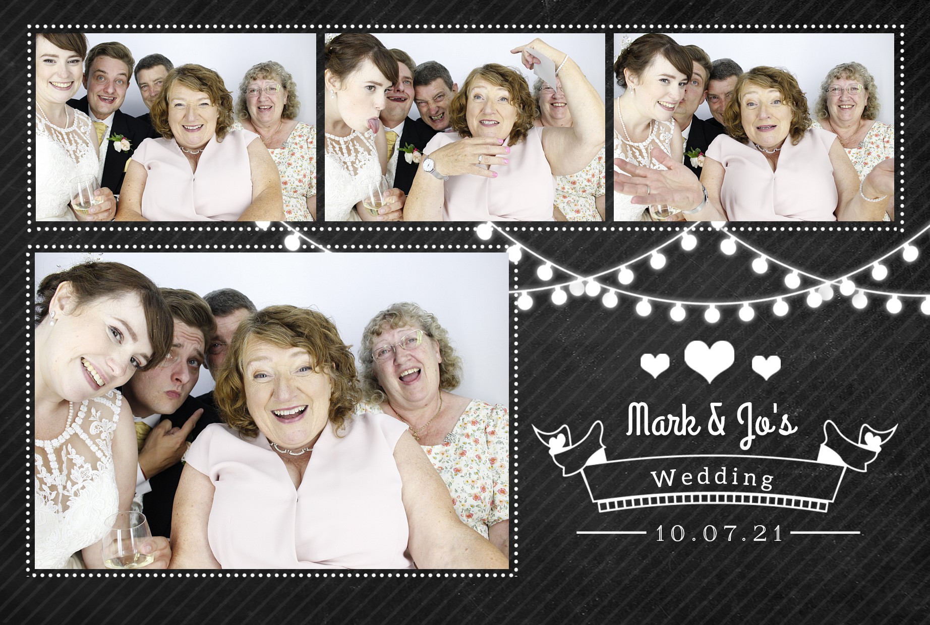 Mark & Jo's Wedding | View more photos from the event at gallery.myphotoboothexperience.co.uk/u/MyPhotoBoothExperienceLtd/Mark-Jos-Wedding