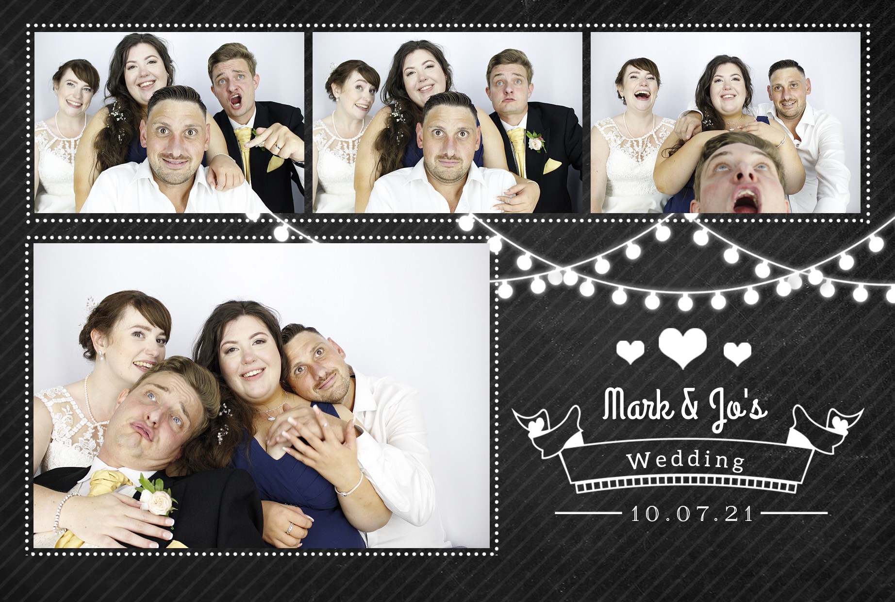 Mark & Jo's Wedding | View more photos from the event at gallery.myphotoboothexperience.co.uk/u/MyPhotoBoothExperienceLtd/Mark-Jos-Wedding